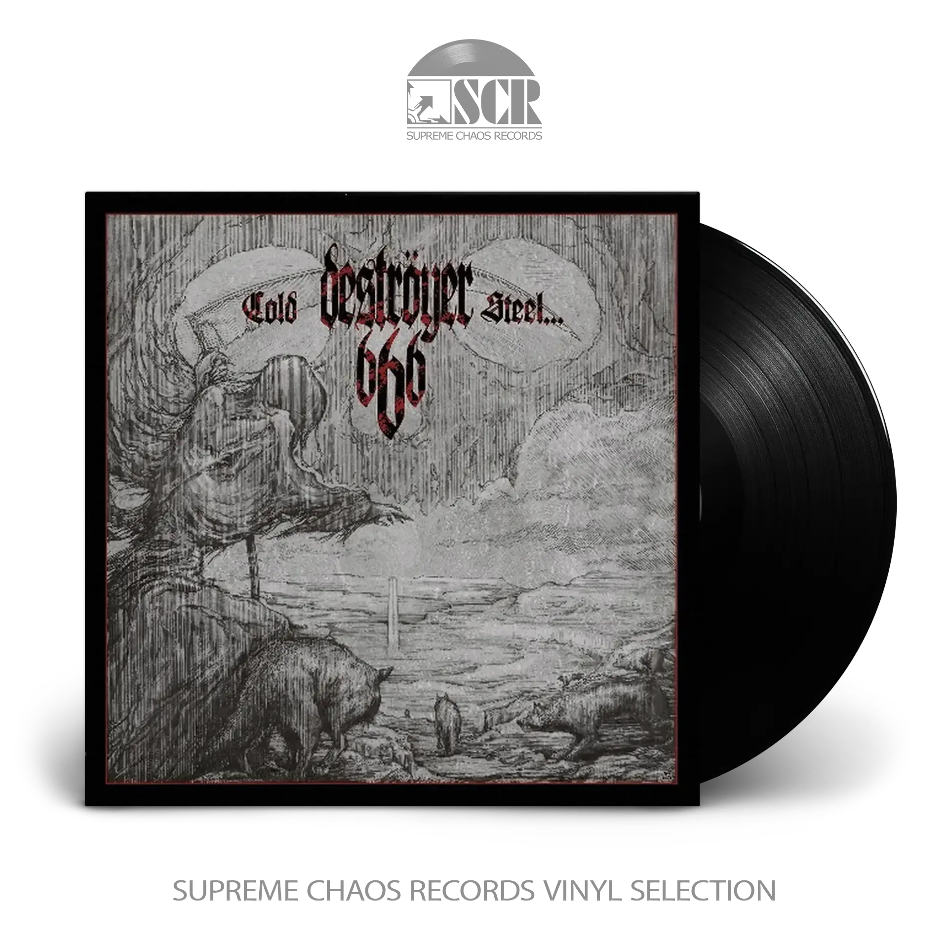 DESTRÖYER 666 · Cold Steel For An Iron Age | BLACK LP DESTRÖYER 666 · Cold Steel For An Iron Age | BLACK LP (Thrash Metal/Black Metal Vinyl)