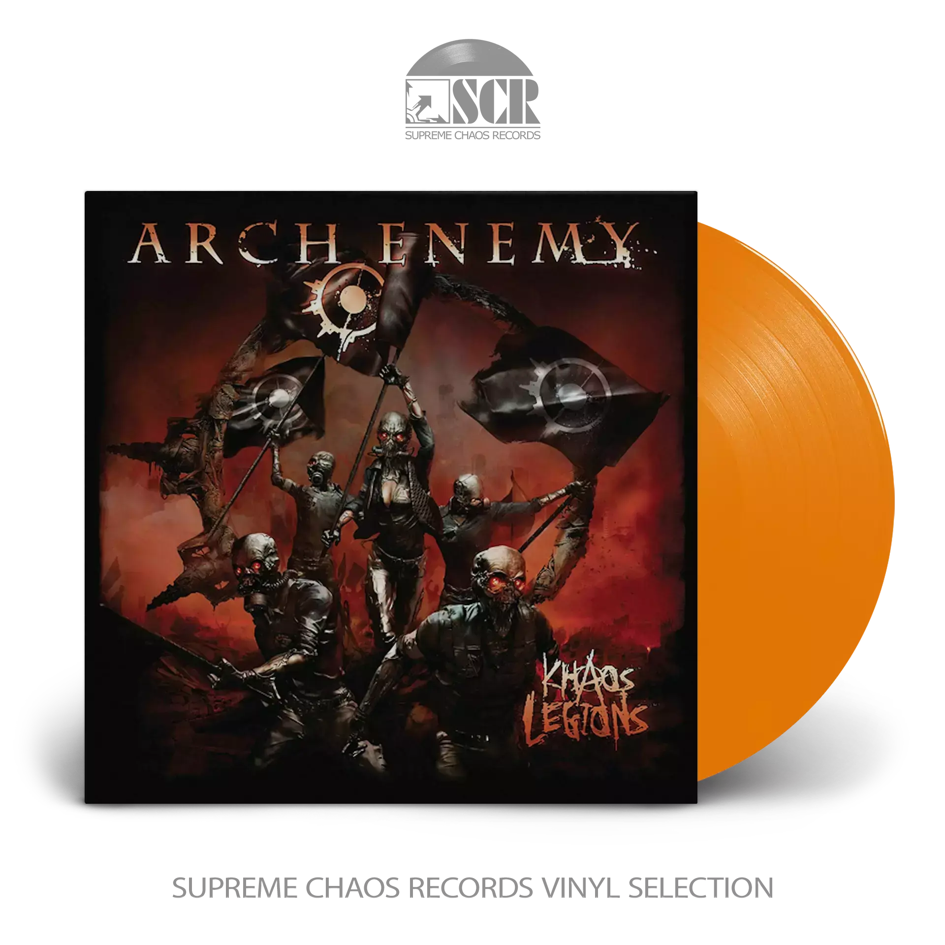 ARCH ENEMY · Khaos Legions (Re-Issue 2023) | ORANGE LP ARCH ENEMY · Khaos Legions (Re-Issue 2023) | ORANGE LP (Melodic Death Metal Vinyl)