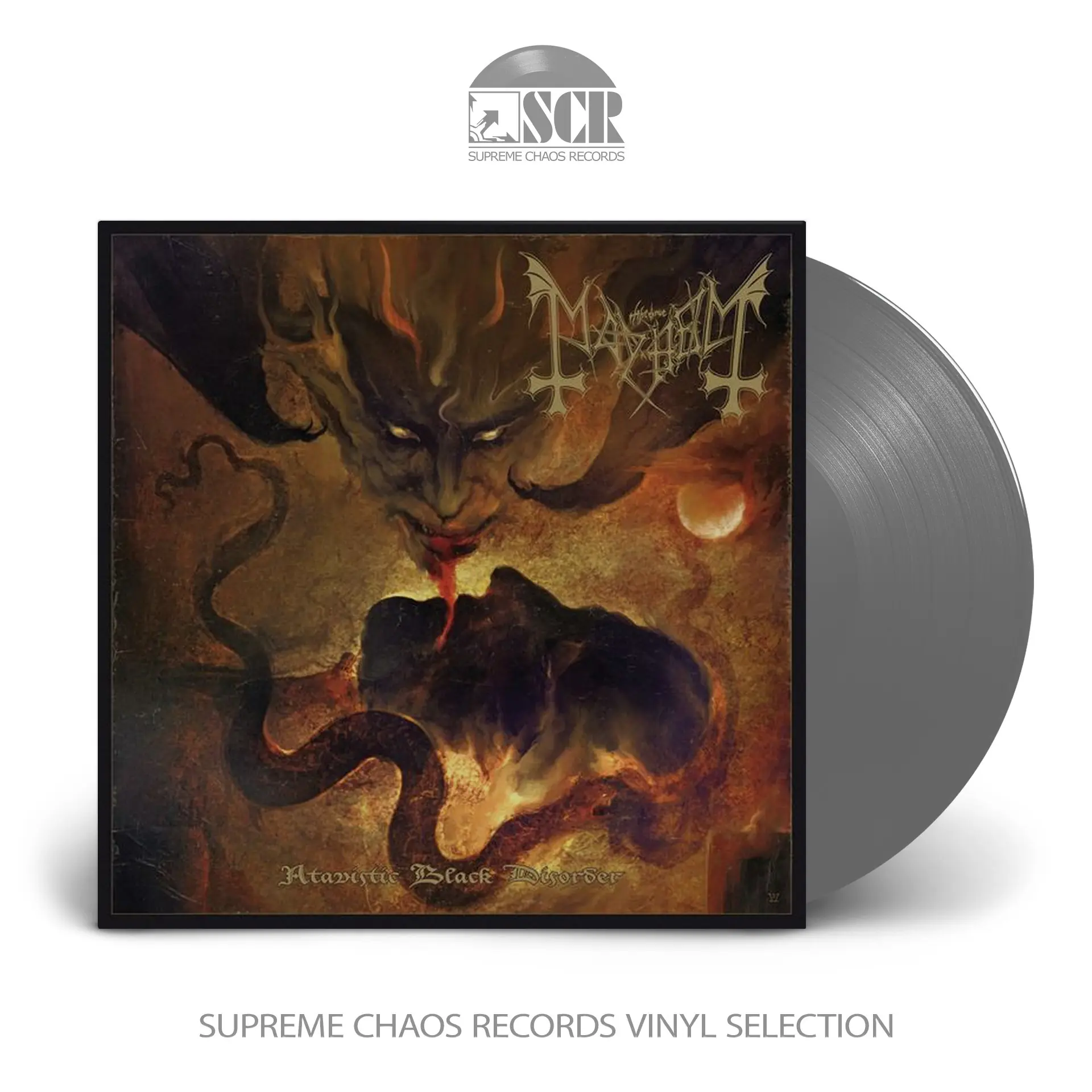MAYHEM - Atavistic Black Disorder / Kommando · GREY LP