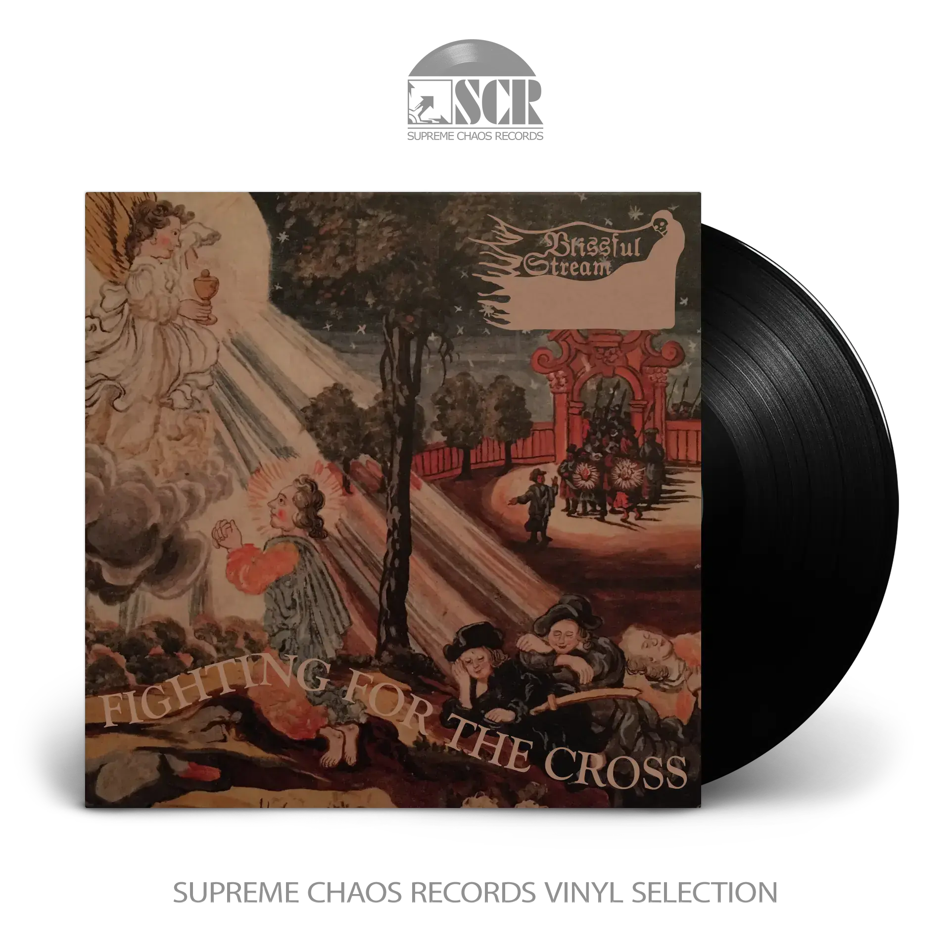 BLISSFUL STREAM - Fighting For The Cross · BLACK LP (Rock/Doom Metal Vinyl)