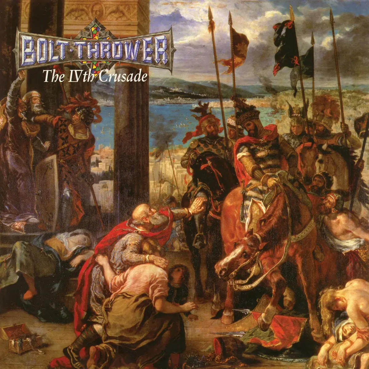 BOLT THROWER · The IVth Crusade | WHITE LP (Death Metal Vinyl) · Picture 1