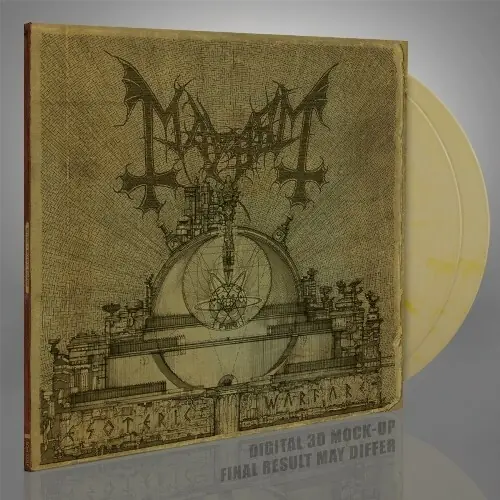 MAYHEM - Esoteric Warfare · WHITE/YELLOW 2LP MAYHEM - Esoteric Warfare · WHITE/YELLOW 2LP (Black Metal Vinyl)