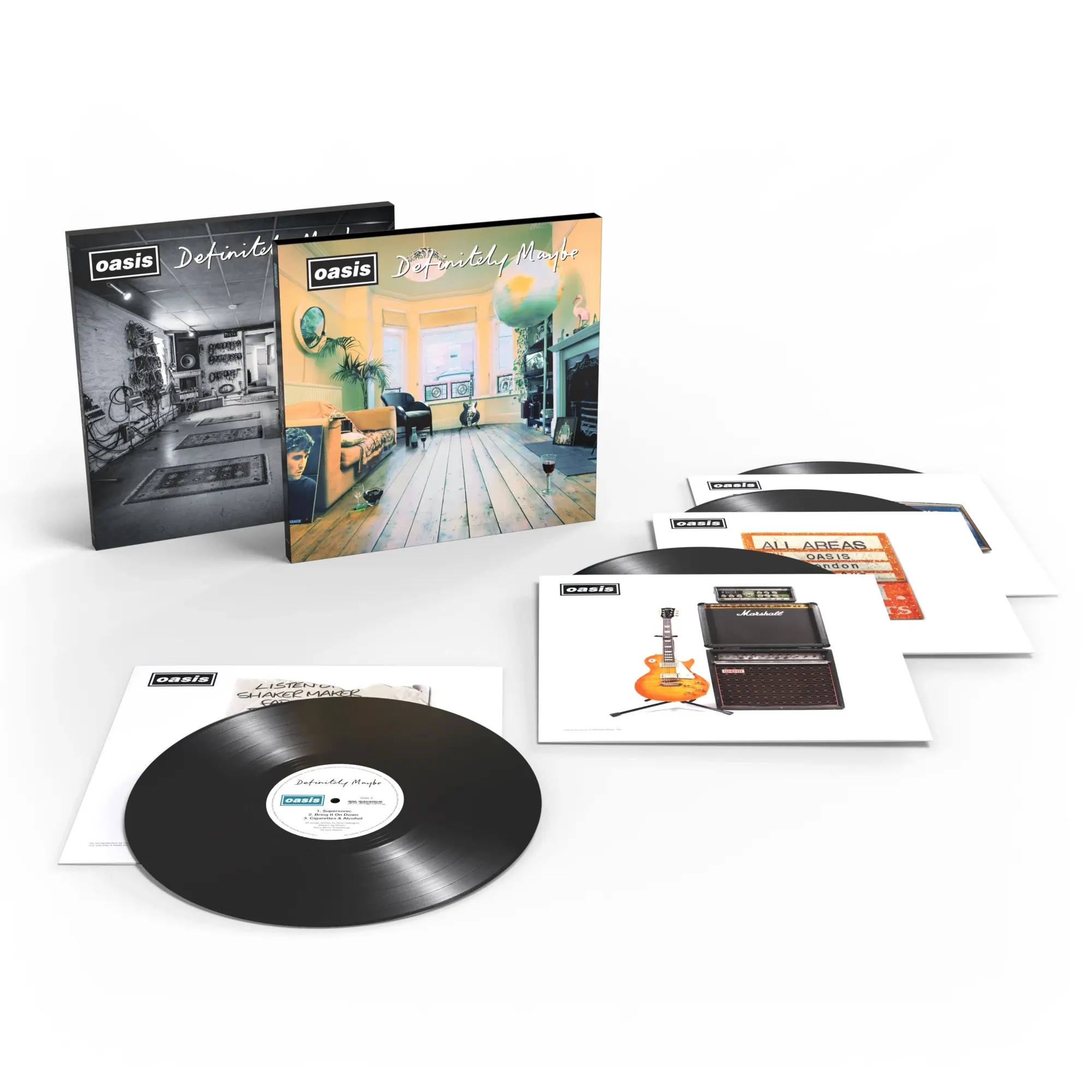 OASIS - Definitely Maybe (30th Anniversary Edition) · BLACK 4LP