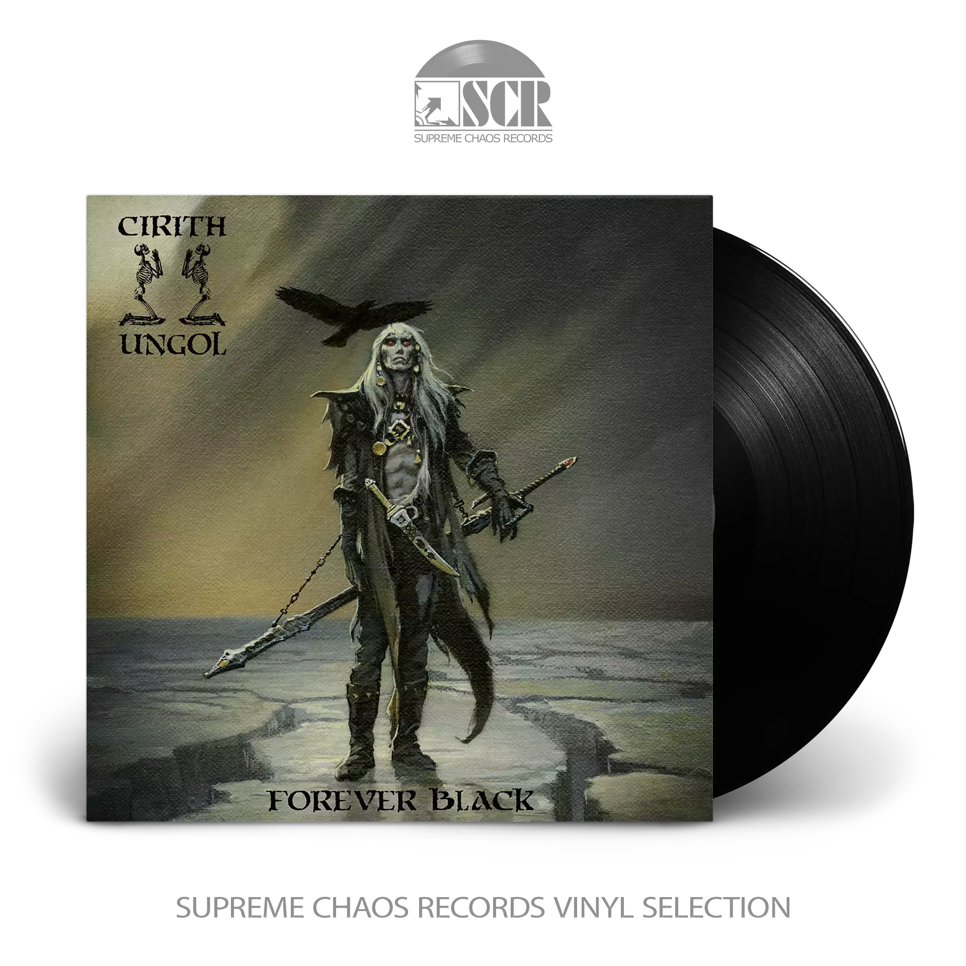 CIRITH UNGOL - Forever Black · BLACK LP (Heavy Metal Vinyl)