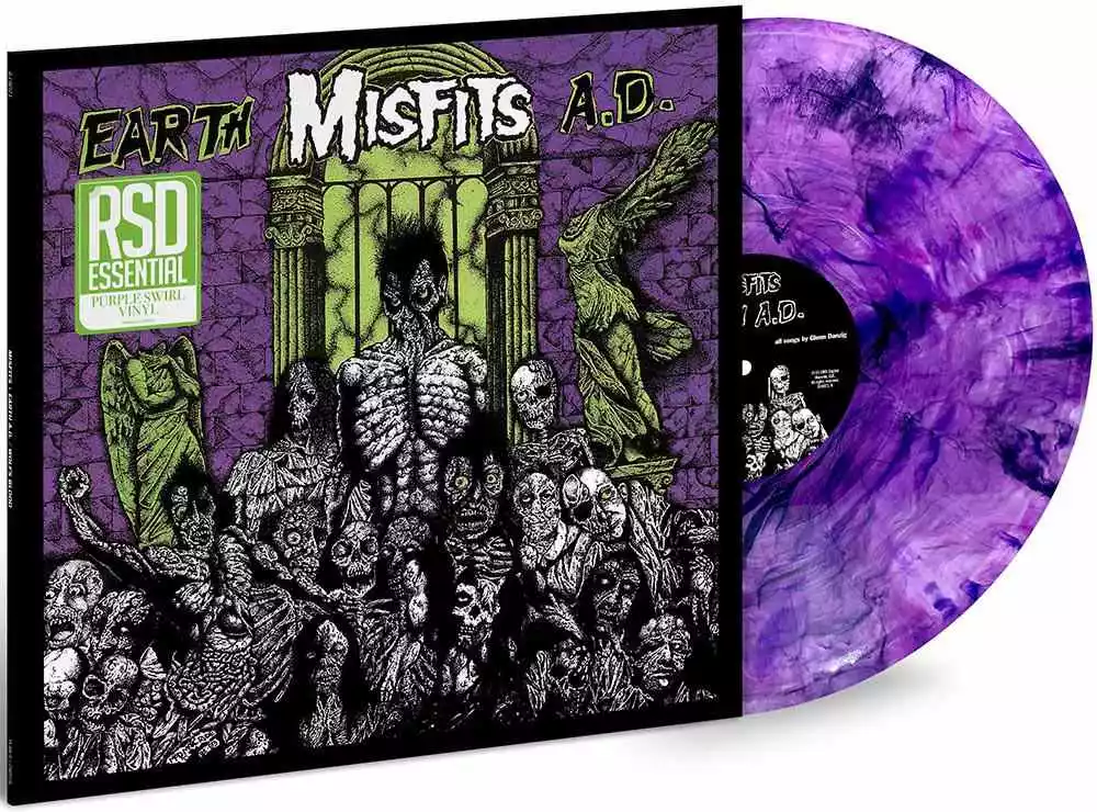 MISFITS - Earth. A.D. [PURPLE SWIRL LP]