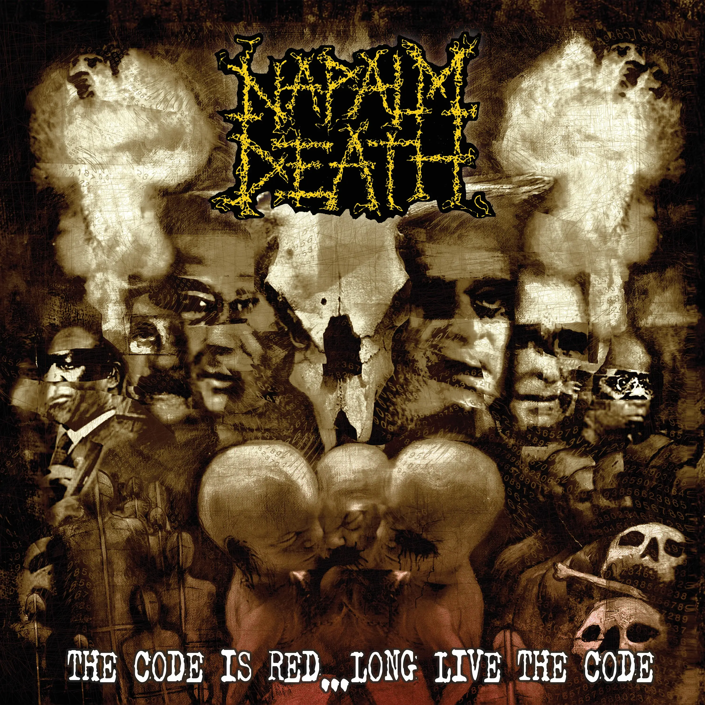 NAPALM DEATH - The Code Is Red · GOLDEN LP 1