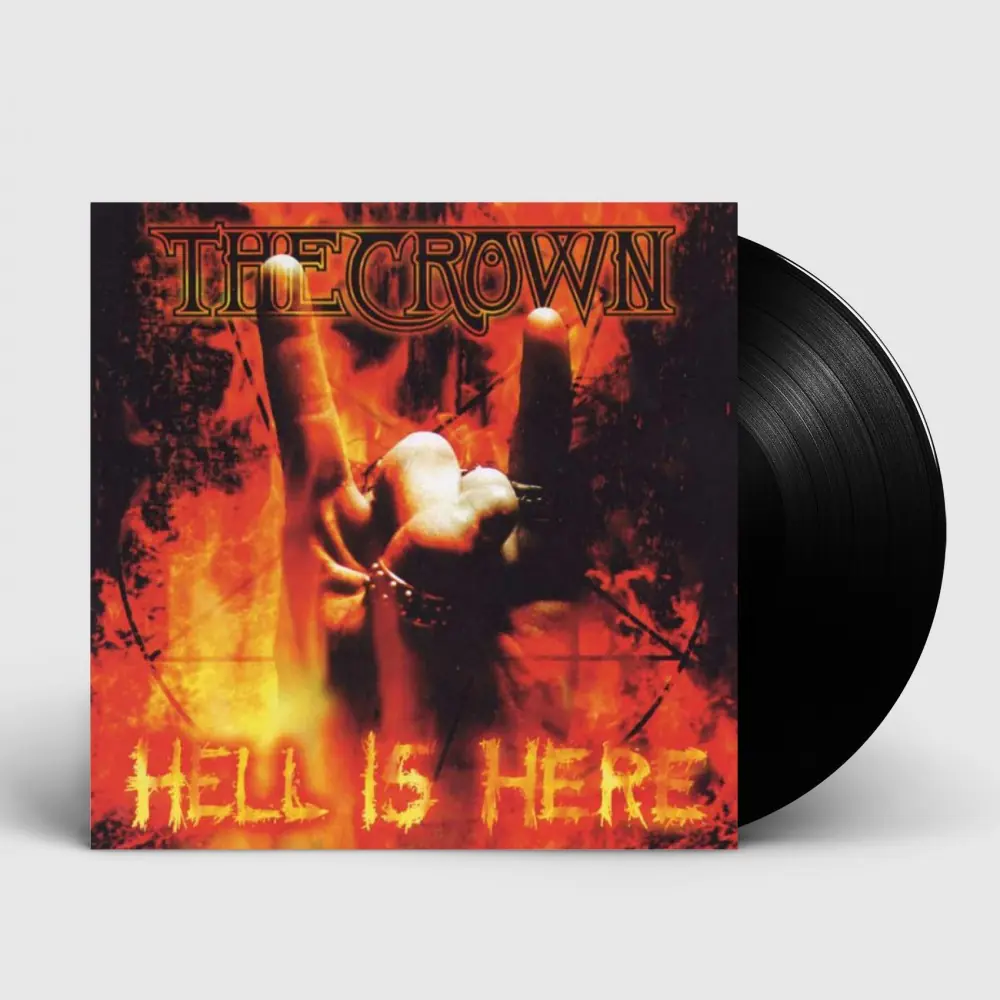 THE CROWN - Hell Is Here · BLACK LP