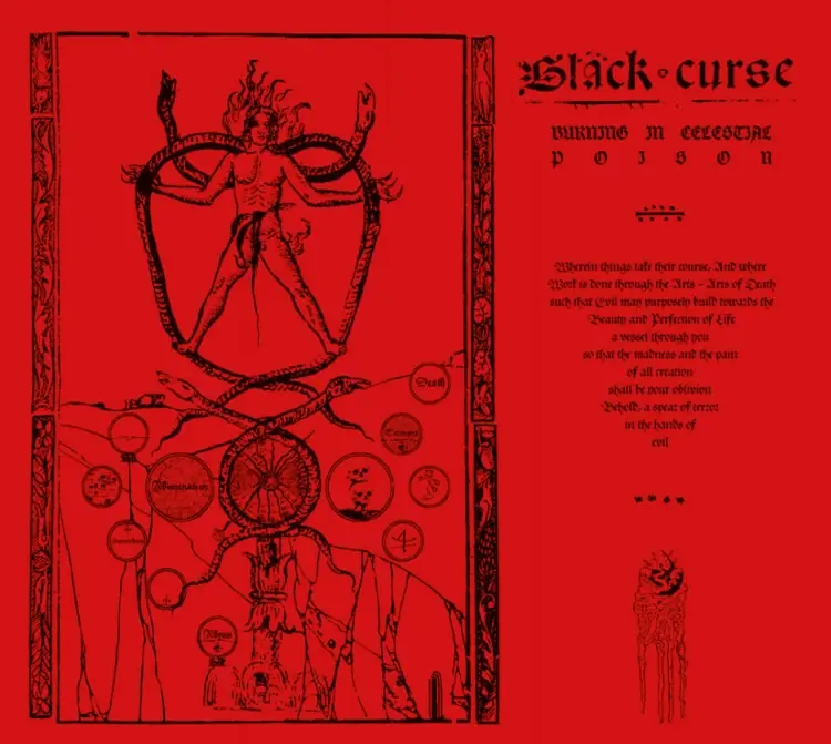 BLACK CURSE · Burning In Celestial Poison | CD DIGIPAK (Black Metal CDs)