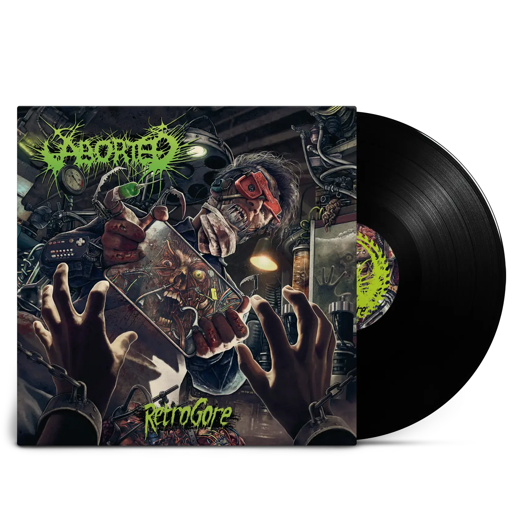 ABORTED - Retrogore · BLACK LP (Death Metal/Grindcore Vinyl)