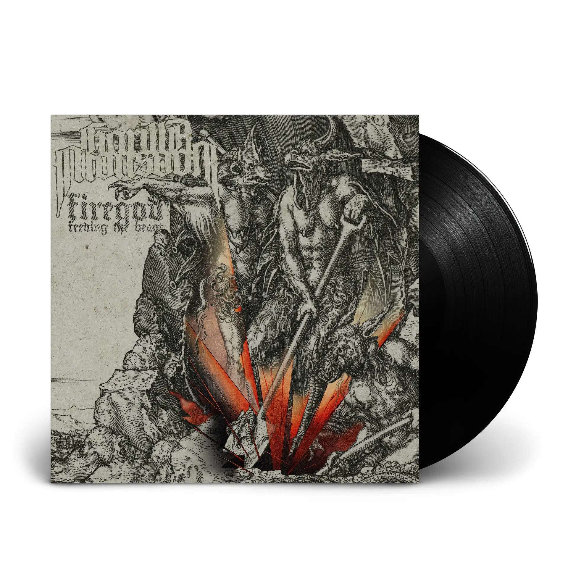 GORILLA MONSOON - Firegod - Feeding The Beast · BLACK LP