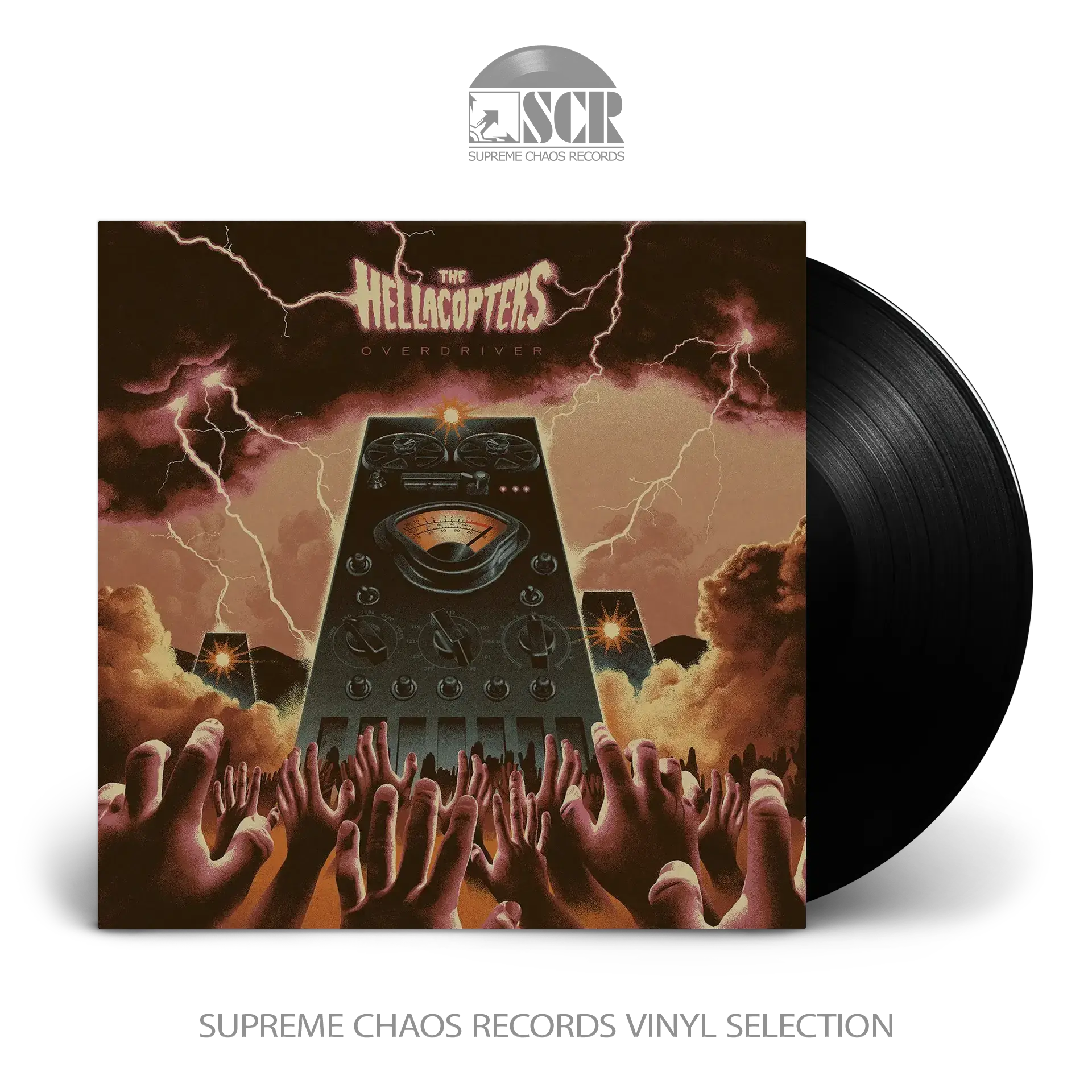 THE HELLACOPTERS · Overdriver | BLACK LP (Hard Rock Vinyl)