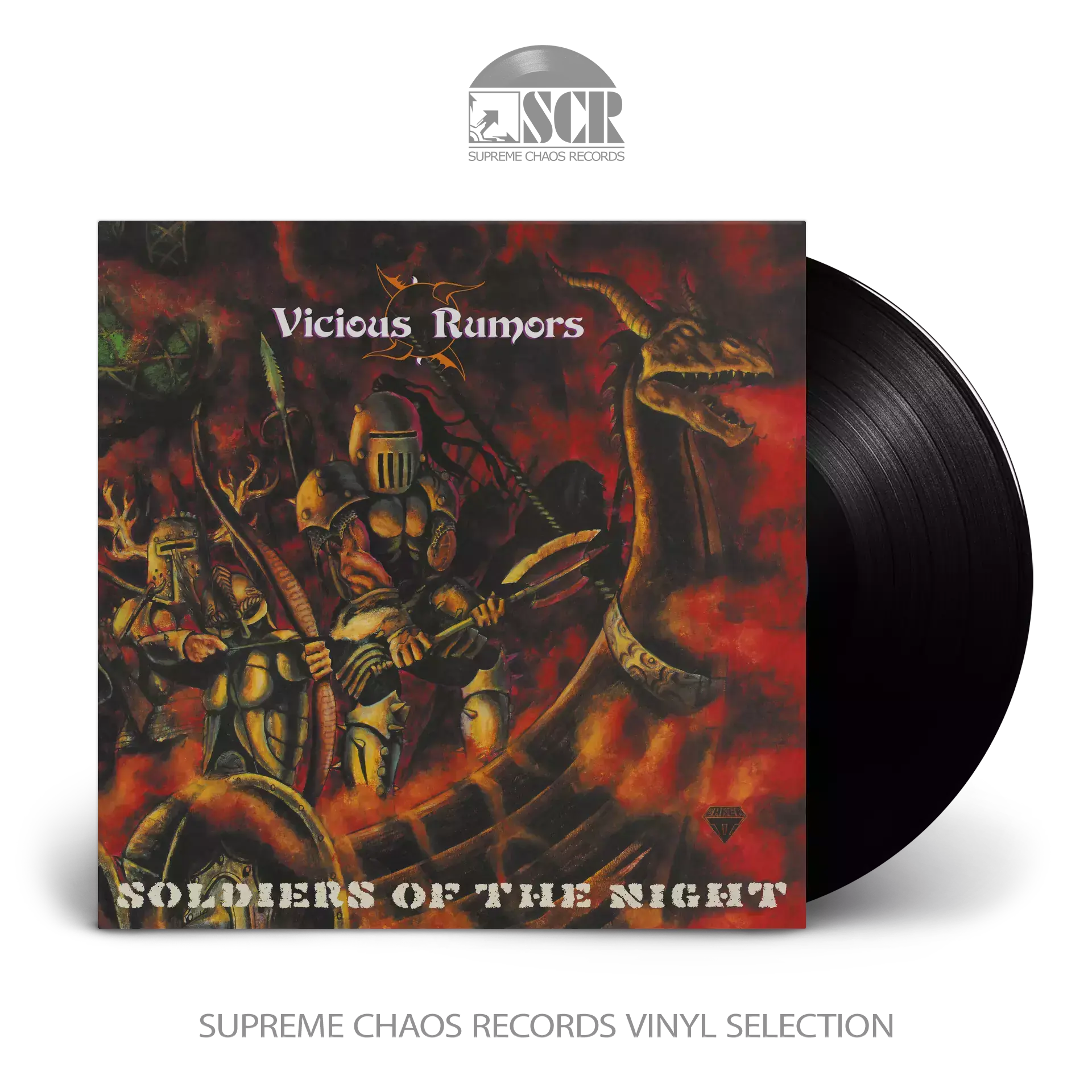 VICIOUS RUMORS - Soldiers Of The Night (Re-Issue) · BLACK LP
