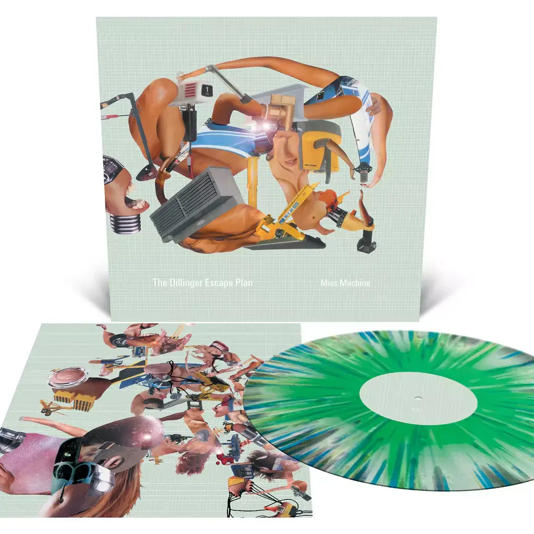 THE DILLINGER ESCAPE PLAN · Miss Machine | TRI-COLOR MERGE WITH SPLATTER LP THE DILLINGER ESCAPE PLAN · Miss Machine | TRI-COLOR MERGE WITH SPLATTER LP (Mathcore/Technical Death Metal/Progressive Metal Vinyl)