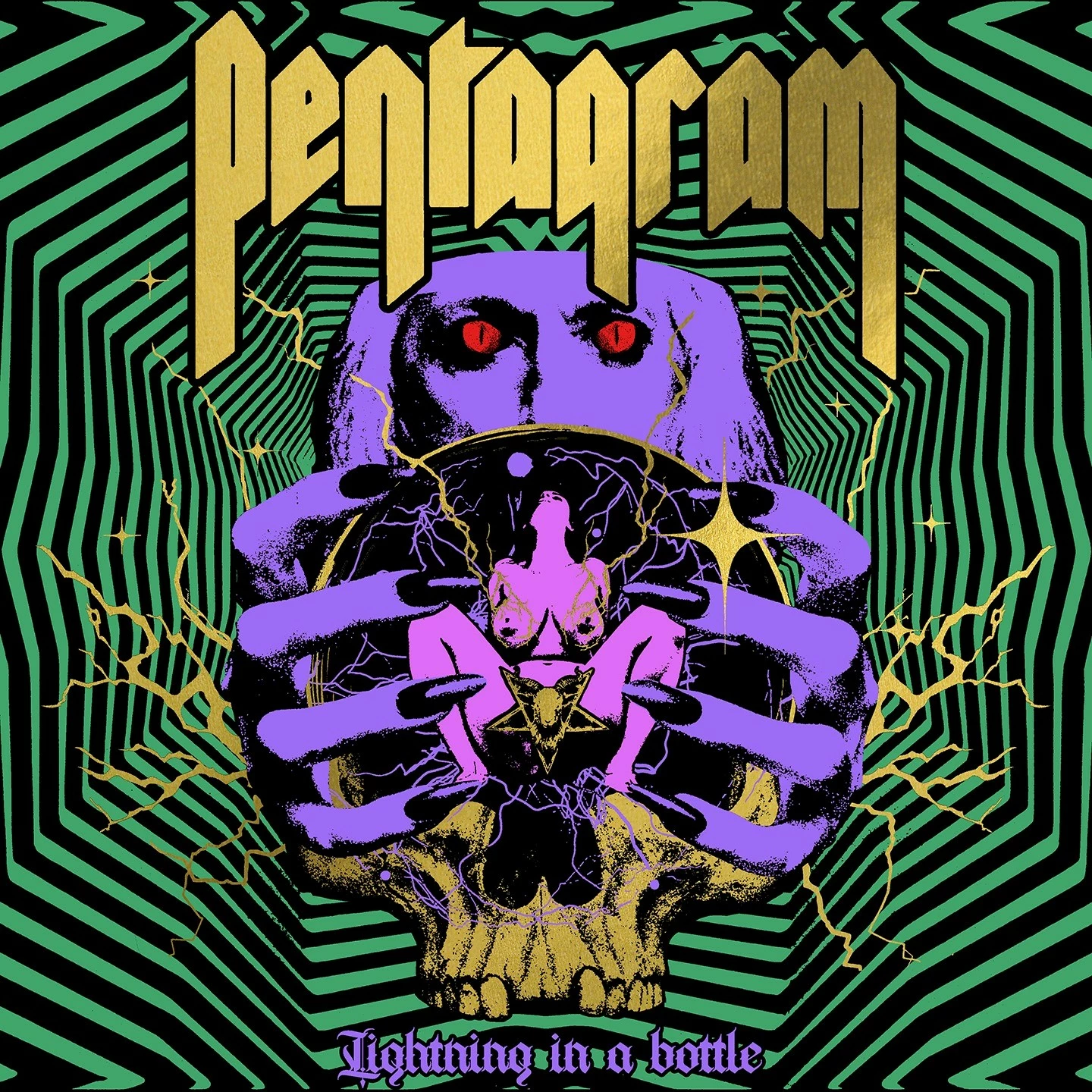 PENTAGRAM · Lightning In A Bottle (Deluxe Edition) | BLACK 2LP · Picture 1 PENTAGRAM · Lightning In A Bottle (Deluxe Edition) | BLACK 2LP (Doom Metal Vinyl) · Picture 1