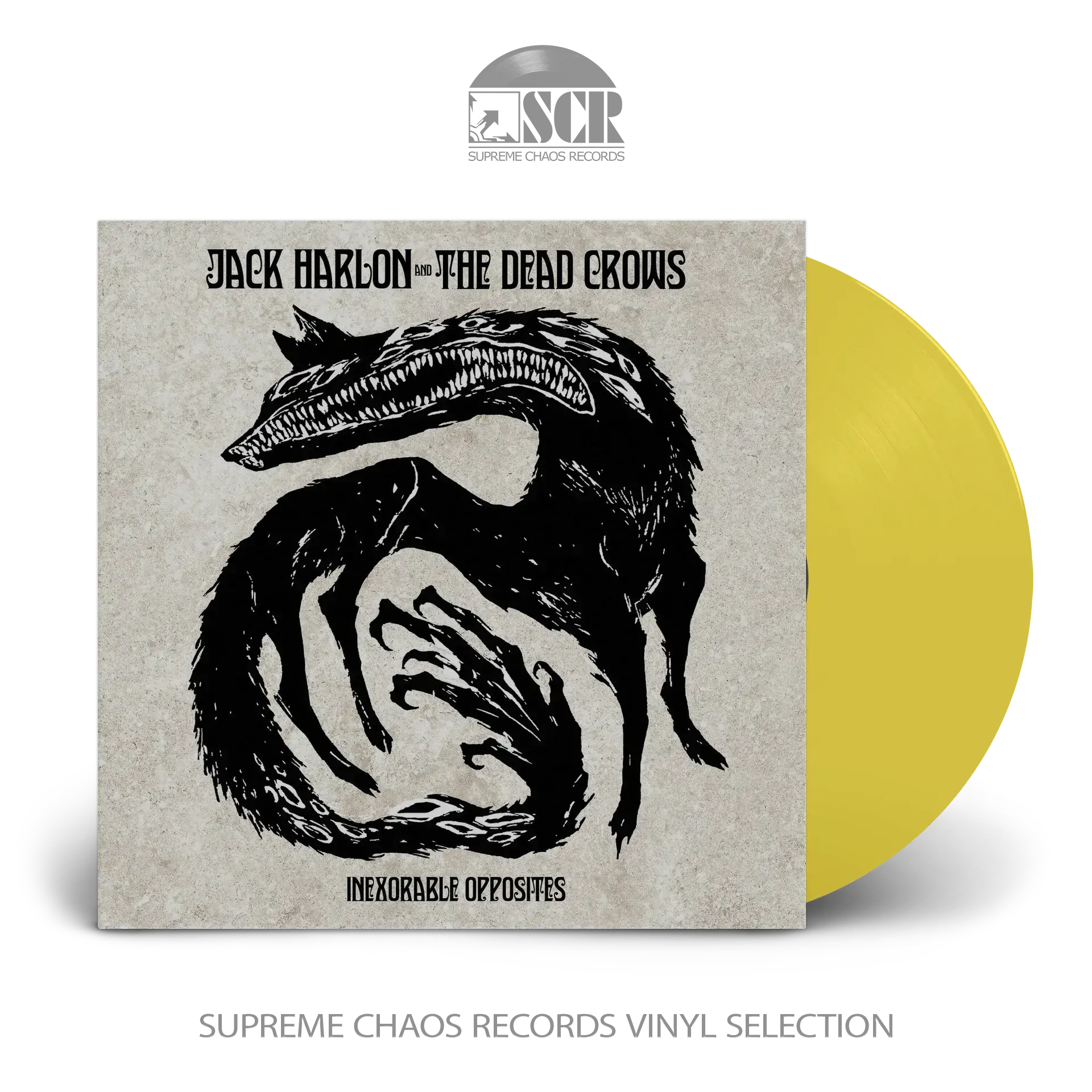 JACK HARLON & THE DEAD CROWS - Inexorable Opposites · TRANSPARENT YELLOW LP JACK HARLON & THE DEAD CROWS - Inexorable Opposites · TRANSPARENT YELLOW LP (Psychedelic Rock Vinyl)