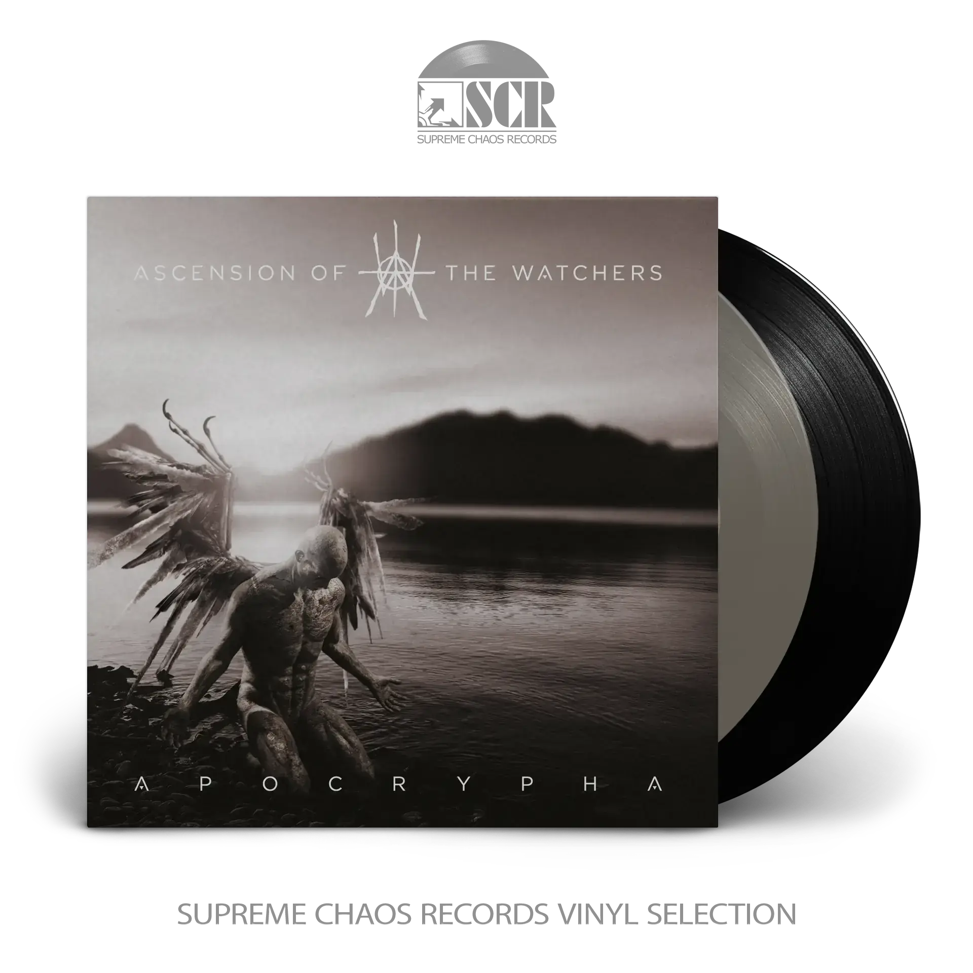 ASCENSION OF THE WATCHERS · Apocrypha | CLEAR/BLACK 2LP (Alternative Rock/Gothic Rock/Industrial Vinyl)