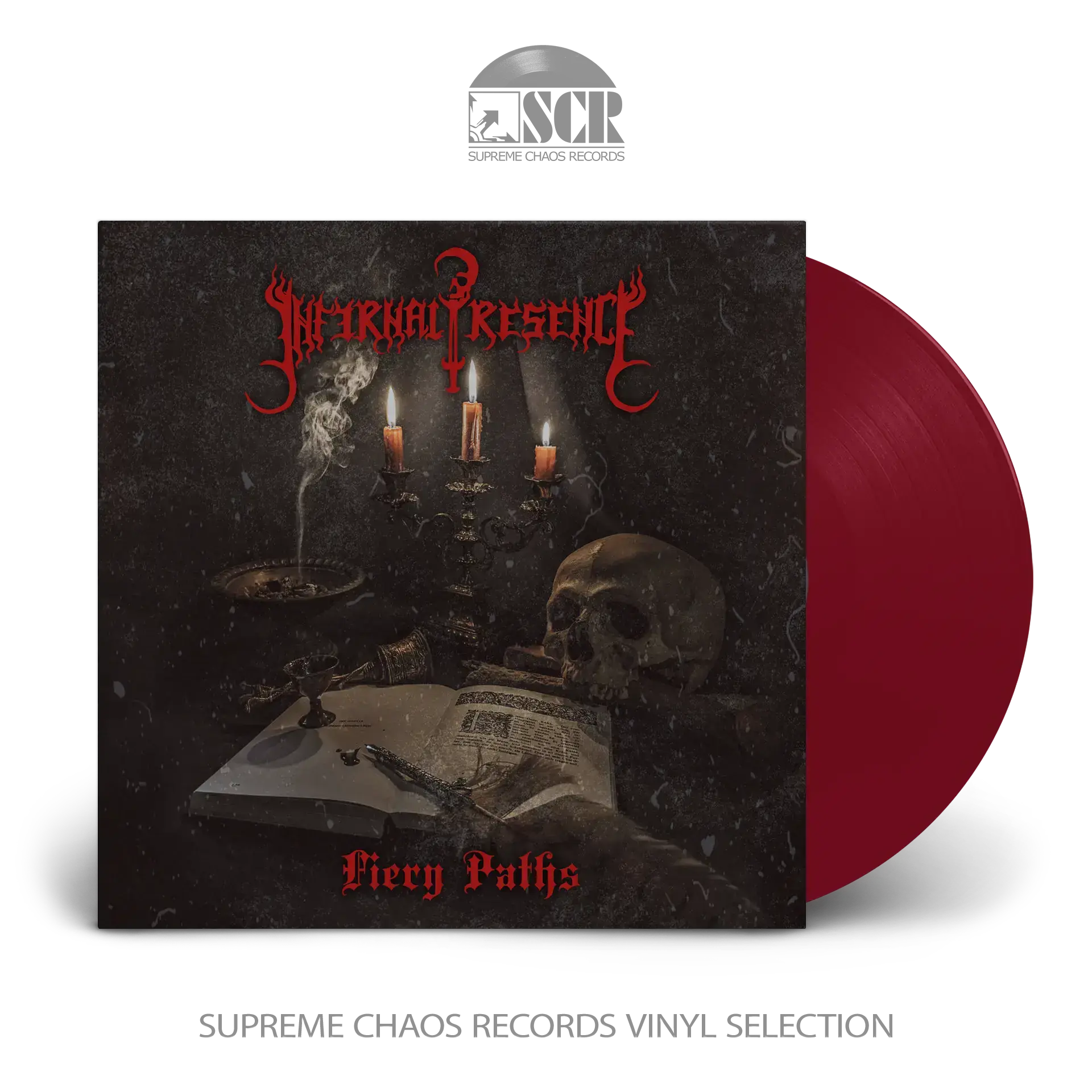 INFERNAL PRESENCE - Fiery Paths · OXBLOOD RED LP (Black Metal Vinyl)