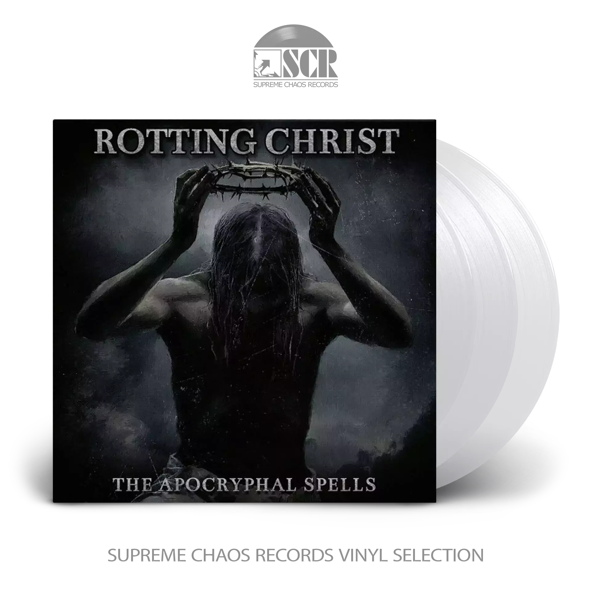 ROTTING CHRIST · The Apocryphal Spells | CRYSTAL TRANSPARENT 3LP ROTTING CHRIST · The Apocryphal Spells | CRYSTAL TRANSPARENT 3LP (Black Metal Vinyl)