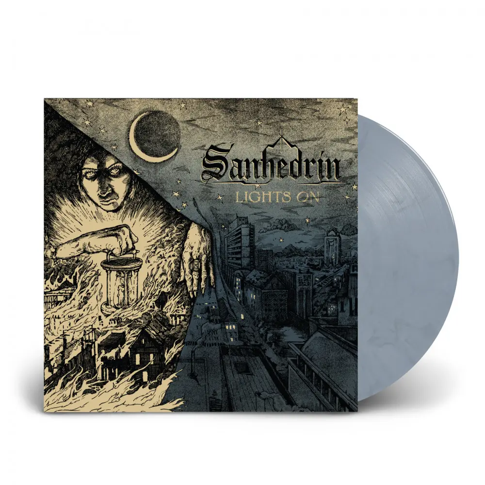 SANHEDRIN · Lights on | BLUE/GREY LP SANHEDRIN · Lights on | BLUE/GREY LP (Heavy Metal Vinyl)