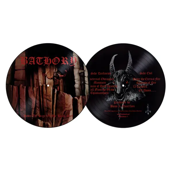 BATHORY - Under The Sign Of The Black Mark · PICTURE DISC LP