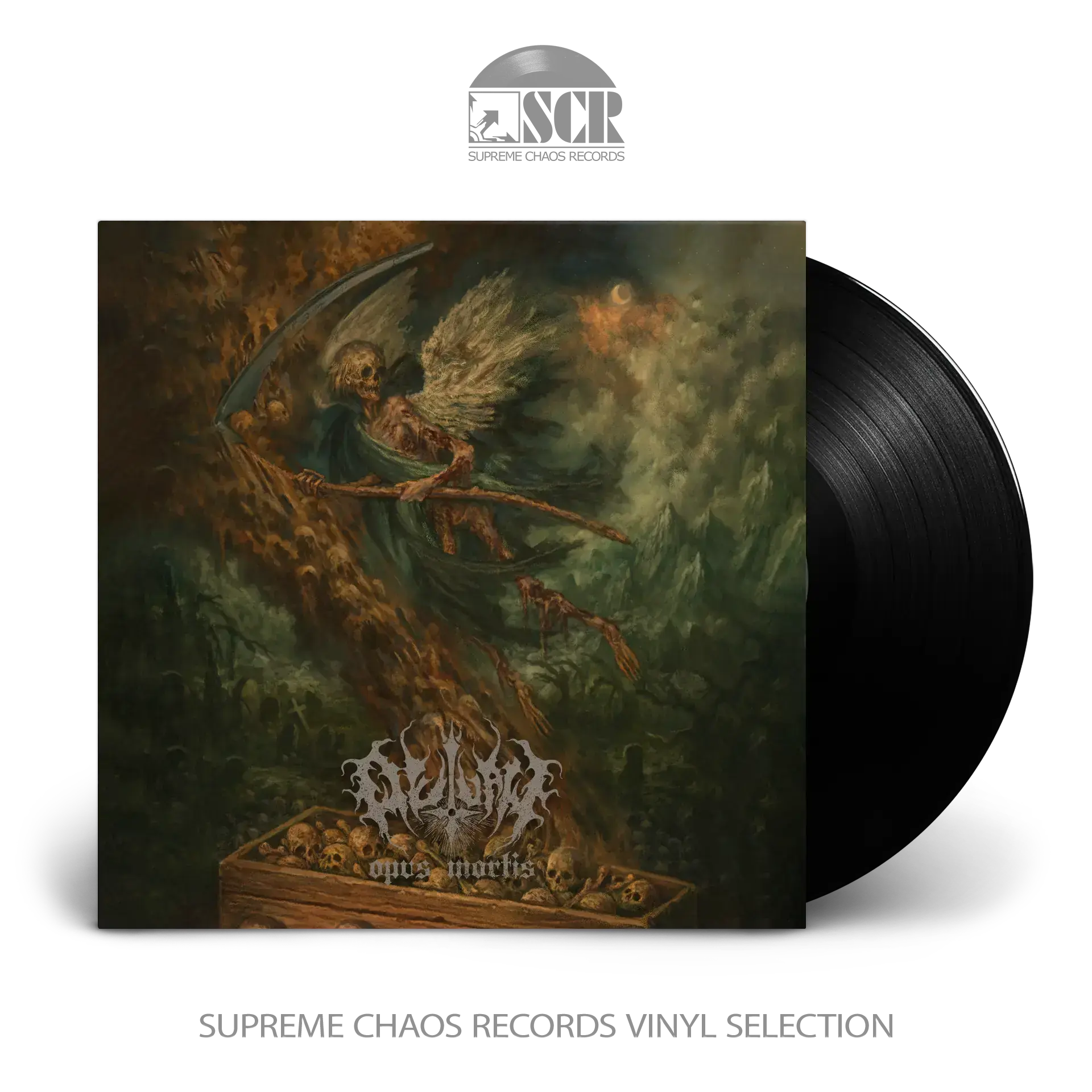 OUTLAW · Opus Mortis | BLACK LP (Black Metal Vinyl)