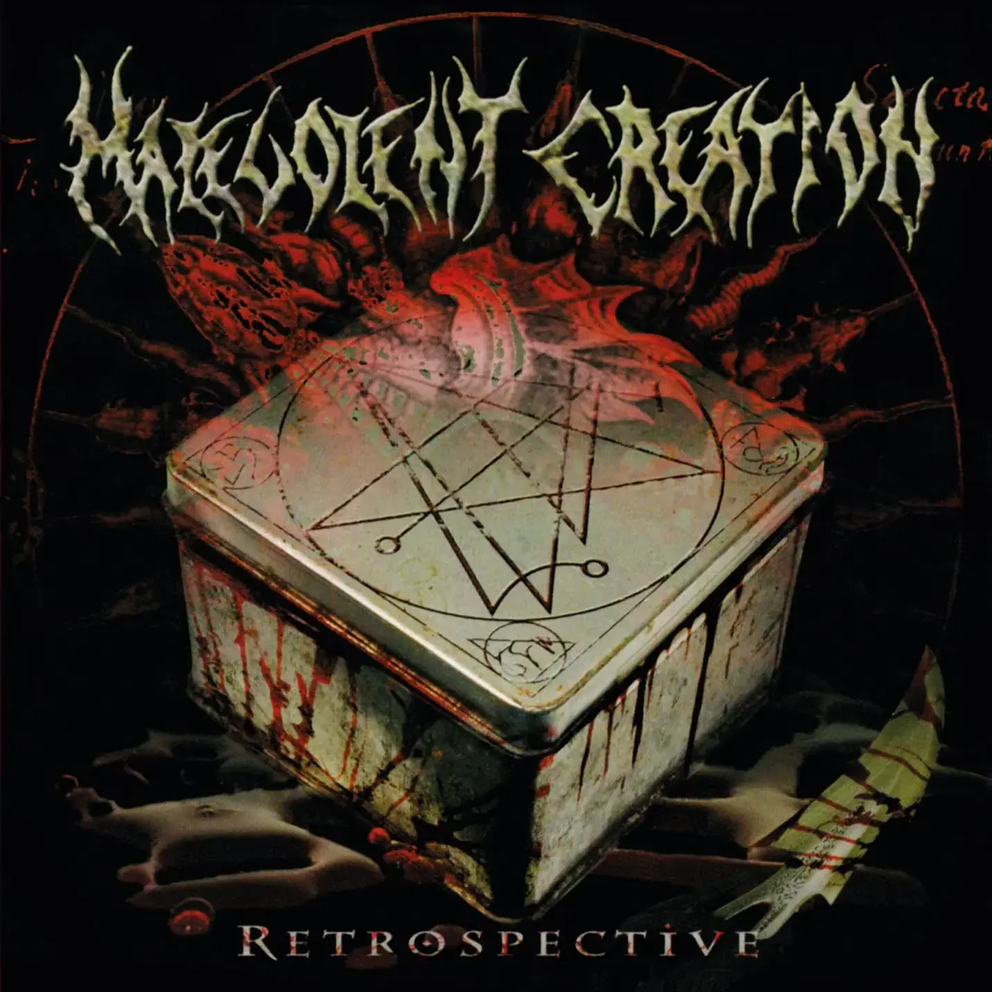 MALEVOLENT CREATION · Retrospective | RED/BLACK SPLATTER 2LP (Death Metal Vinyl) · Picture 1