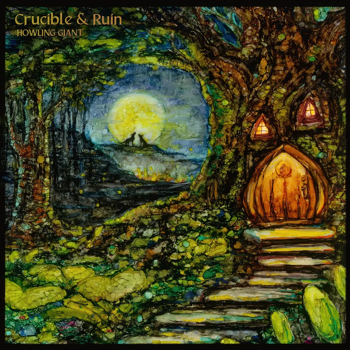 HOWLING GIANT - Crucible & Ruin · OLIVE GREEN LP · Picture 1 HOWLING GIANT - Crucible & Ruin · OLIVE GREEN LP (Psychedelic Rock/Doom Rock Vinyl) · Picture 1
