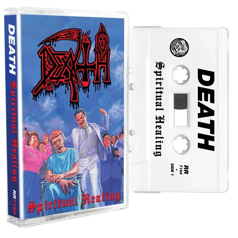 DEATH · Spiritual Healing | WHITE TAPE DEATH · Spiritual Healing | WHITE TAPE (Death Metal Tapes)