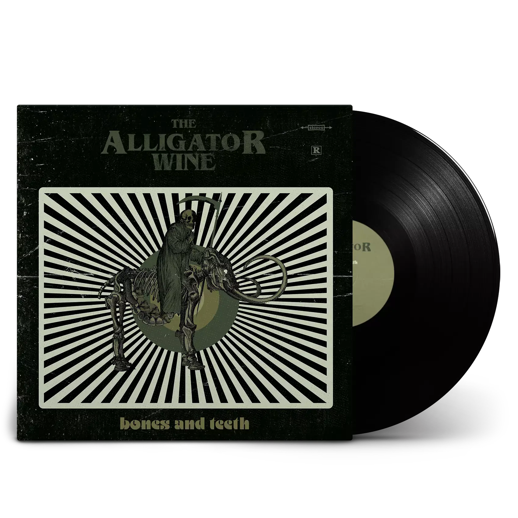 THE ALLIGATOR WINE - Bones And Teeth · BLACK LP