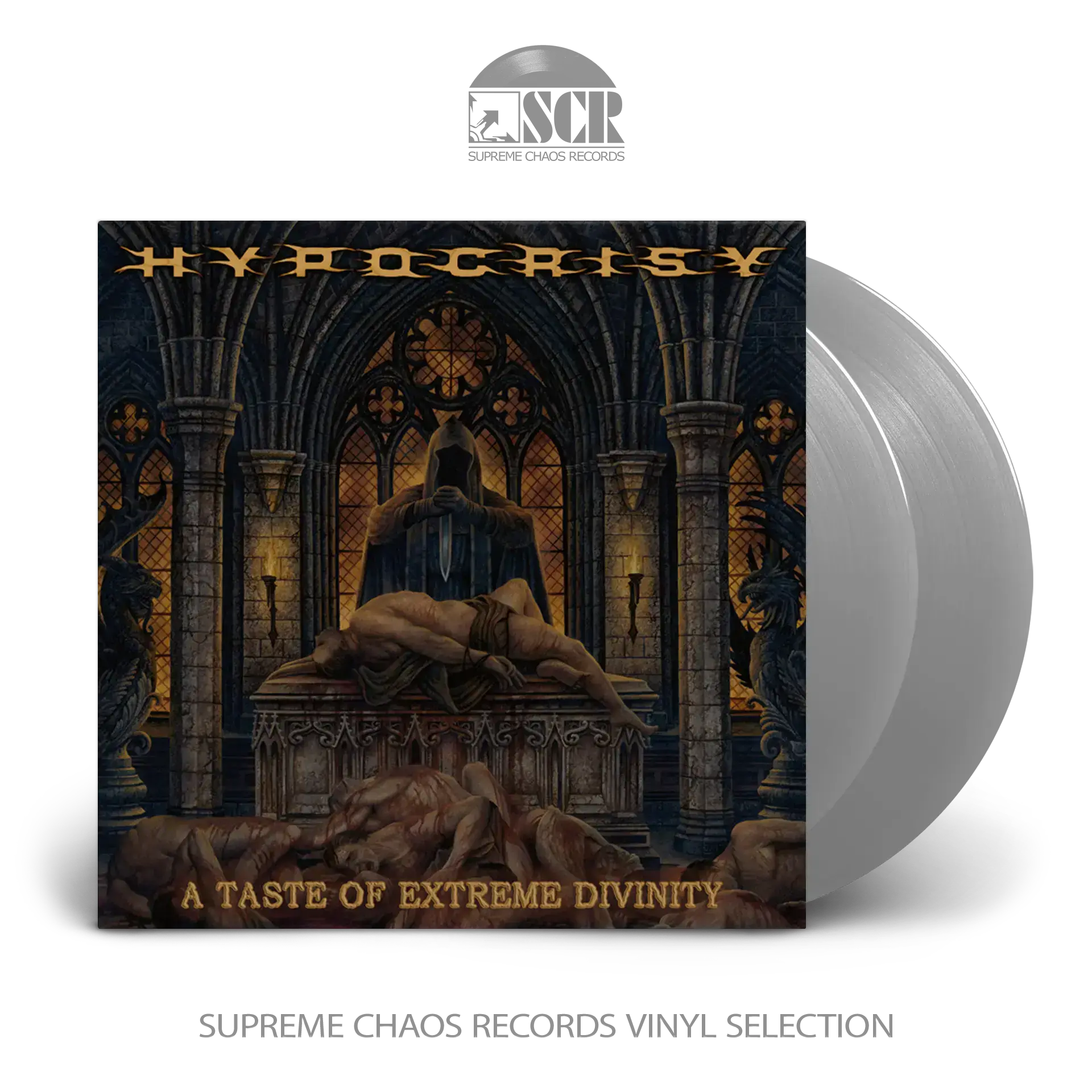 HYPOCRISY - A Taste Of Extreme Divinity · SILVER 2LP HYPOCRISY - A Taste Of Extreme Divinity · SILVER 2LP (Death Metal Vinyl)