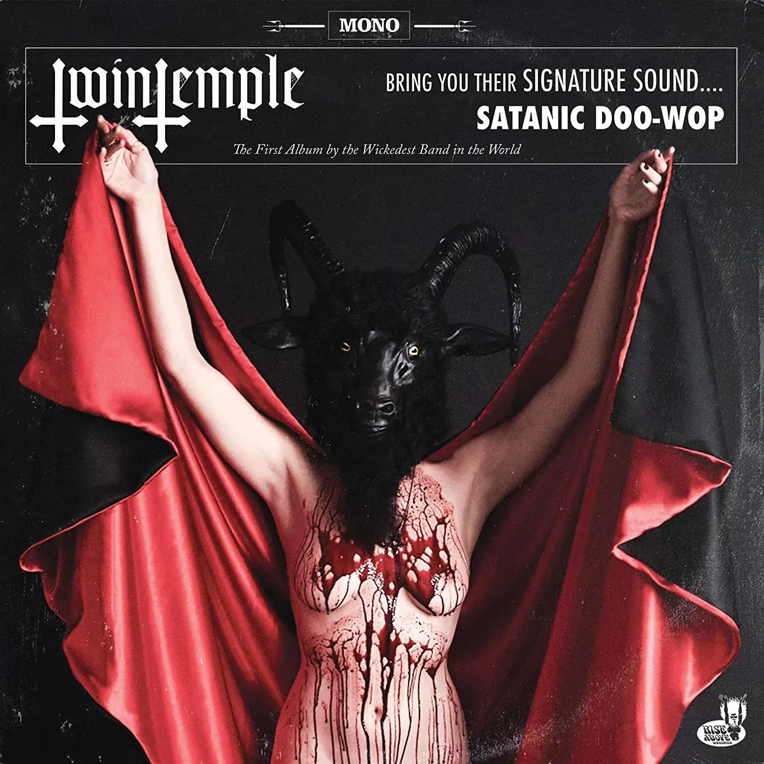 TWIN TEMPLE - Twin Temple (Bring You Their Signature Sound.... Satanic Doo-Wop) · BLACK LP · Picture 1 TWIN TEMPLE - Twin Temple (Bring You Their Signature Sound.... Satanic Doo-Wop) · BLACK LP (Hard Rock Vinyl) · Picture 1