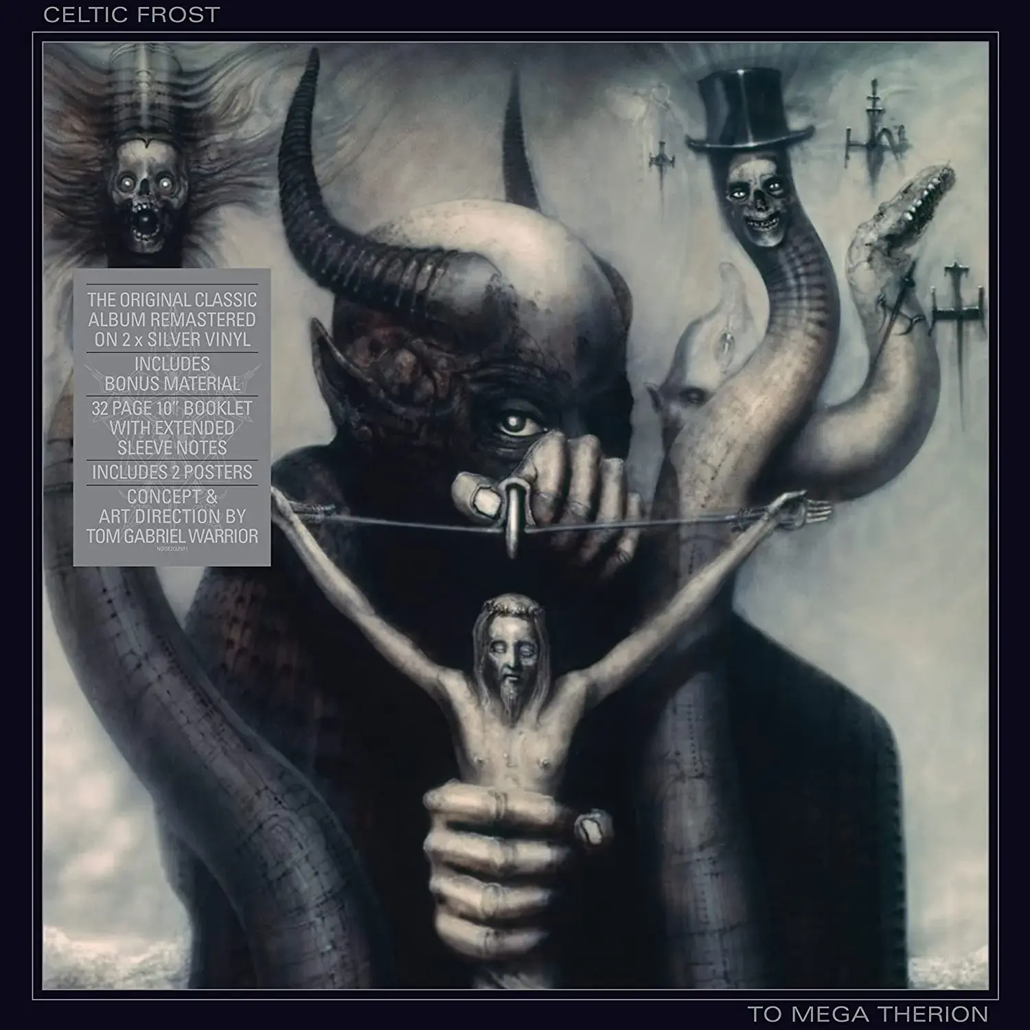 CELTIC FROST · To Mega Therion | SILVER 2LP (Death Metal/Black Metal Vinyl) · Picture 1