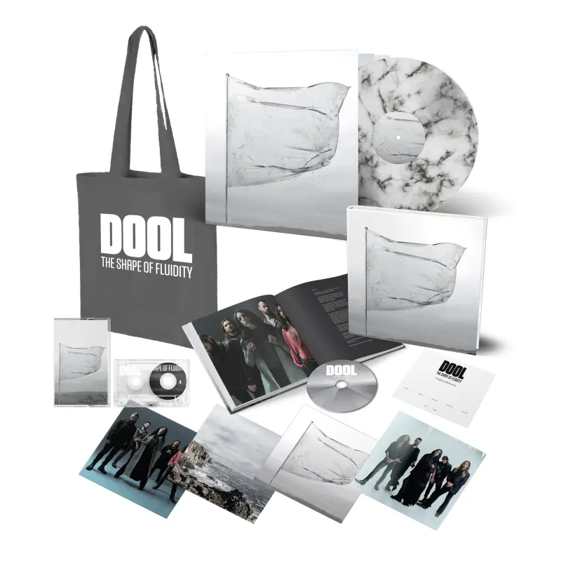 DOOL - The Shape Of Fluidity · CLEAR/BLACK MARBLED LP BUNDLE