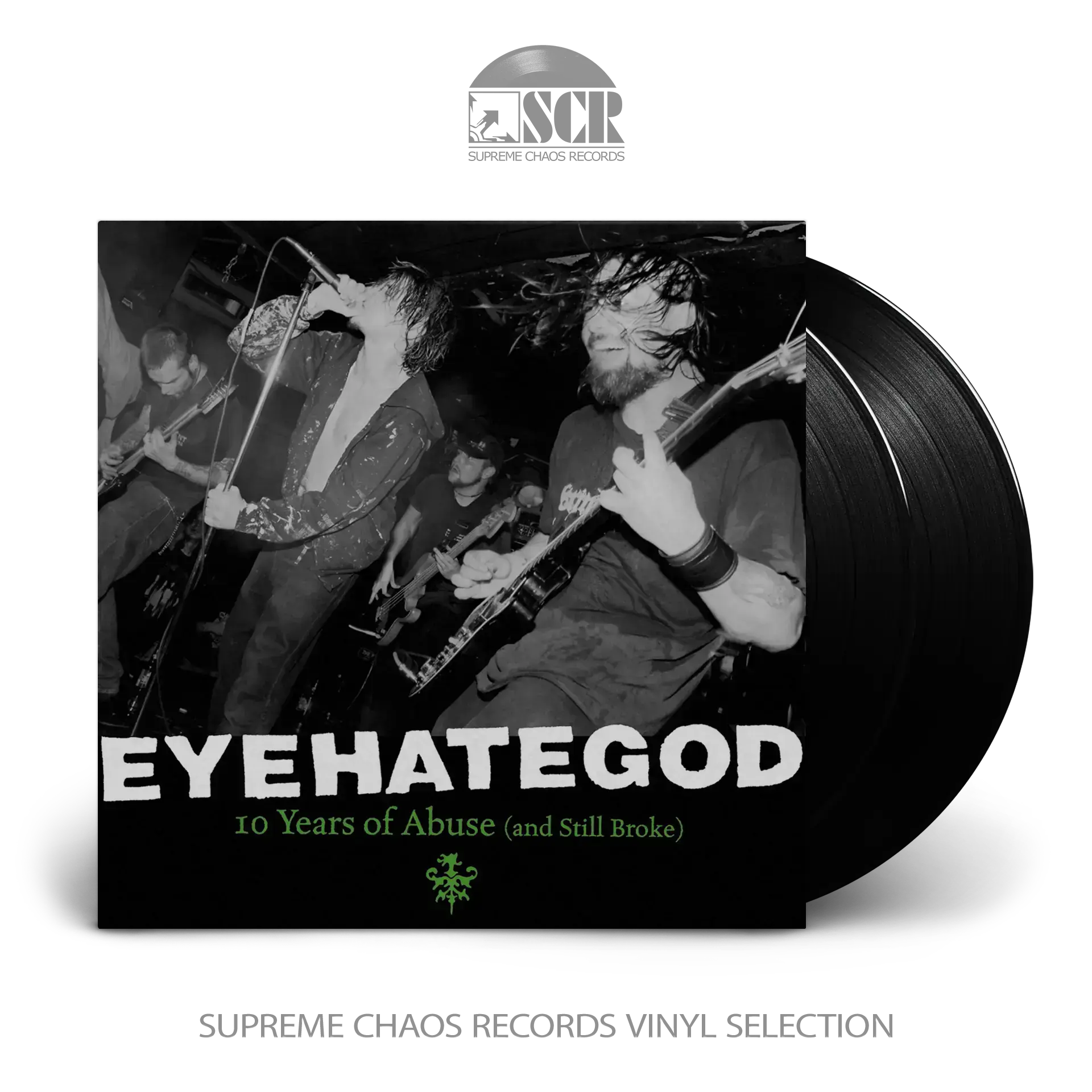 EYEHATEGOD - 10 Years Of Abuse (And Still Broke) · BLACK 2LP (Sludge/Doom Metal Vinyl)