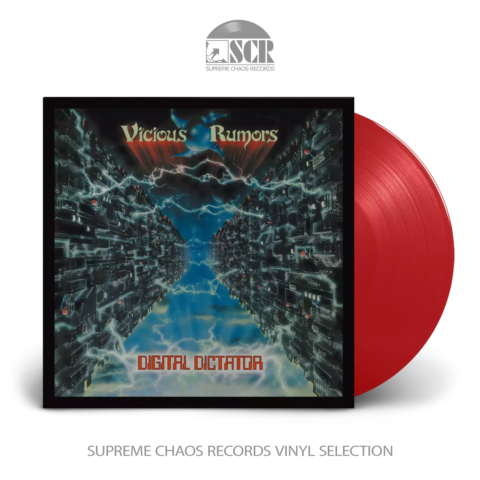 VICIOUS RUMORS - Digital Dictator (Re-Issue) · TRANSPARENT RED LP (Power Metal Vinyl)