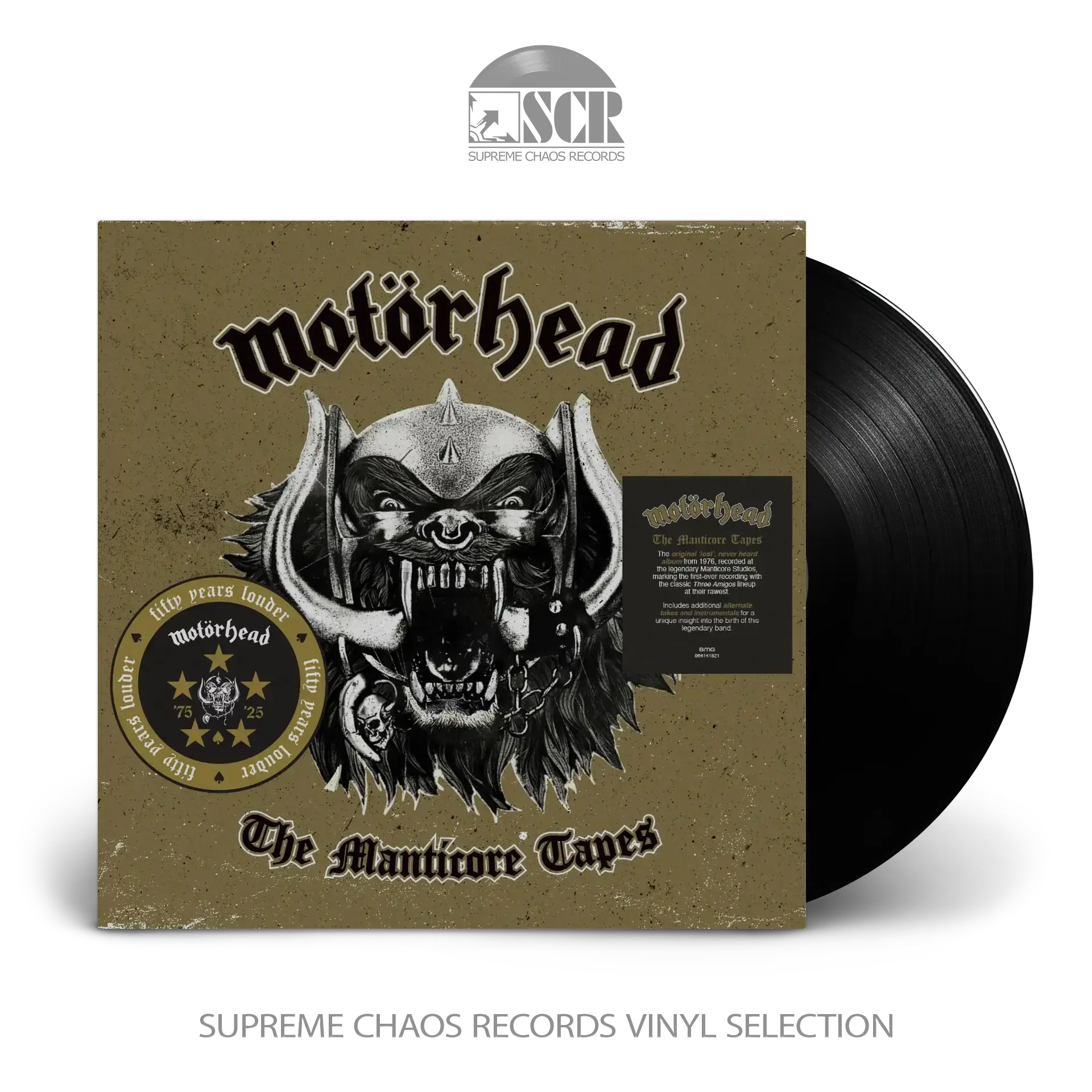 MOTÖRHEAD · The Manticore Tapes | BLACK LP (Heavy Metal/Hardrock Vinyl)