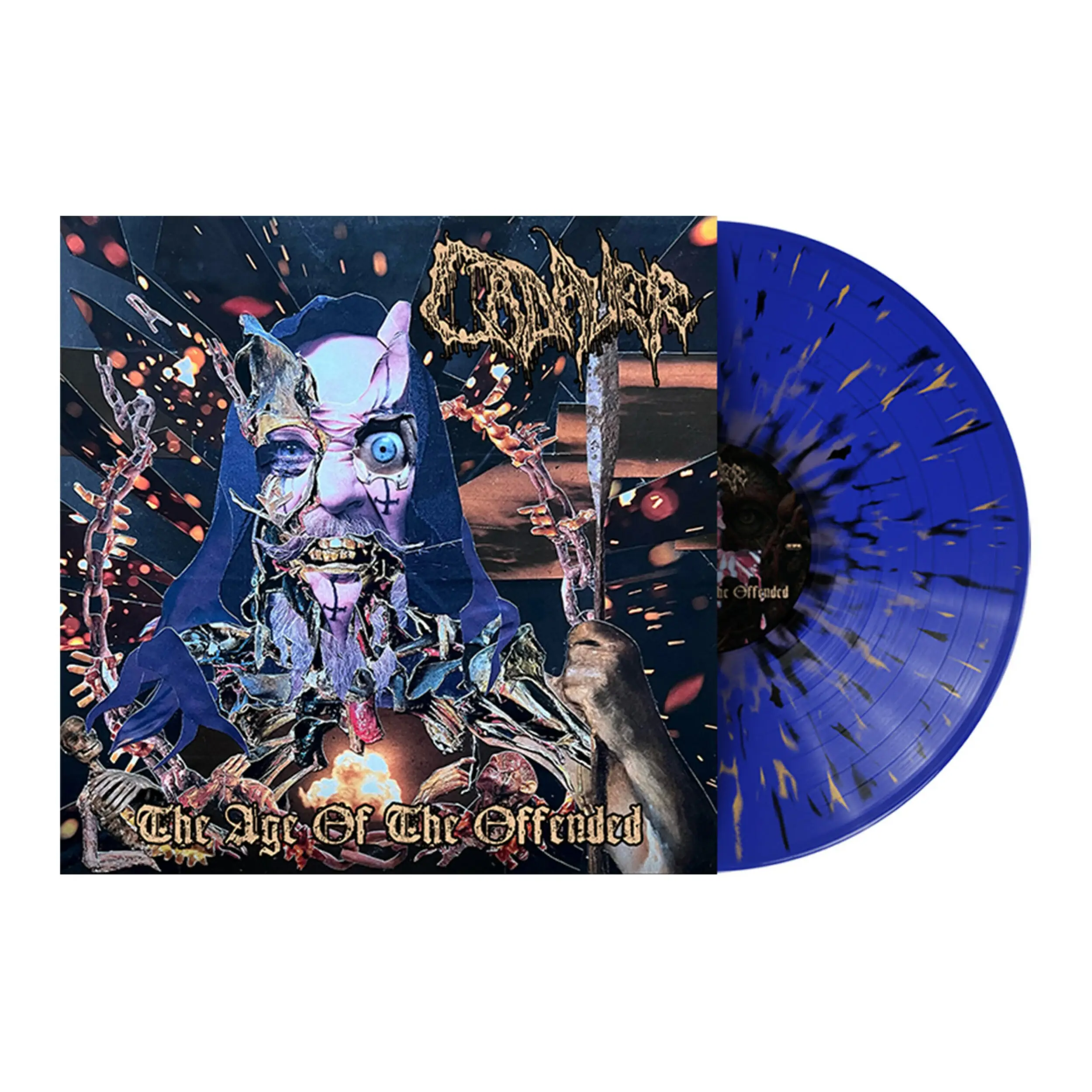 CADAVER - The Age Of The Offended [BLUE/ORANGE/BLACK SPLATTER] · LP (Death Metal Vinyl)