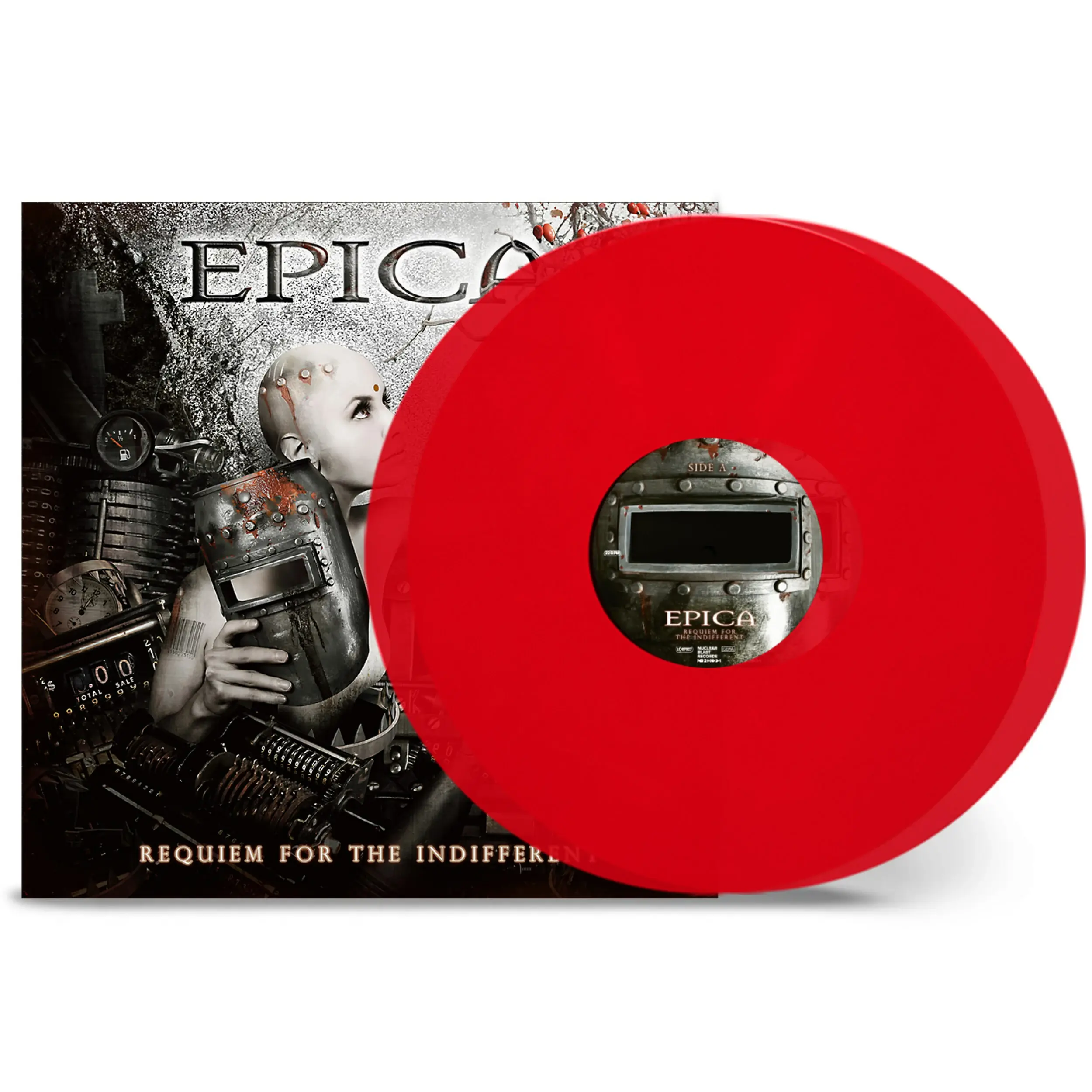 EPICA - Requiem For The Indifferent · TRANSPARENT RED DOUBLE VINYL EPICA - Requiem For The Indifferent · TRANSPARENT RED DOUBLE VINYL (Symphonic Metal Vinyl)