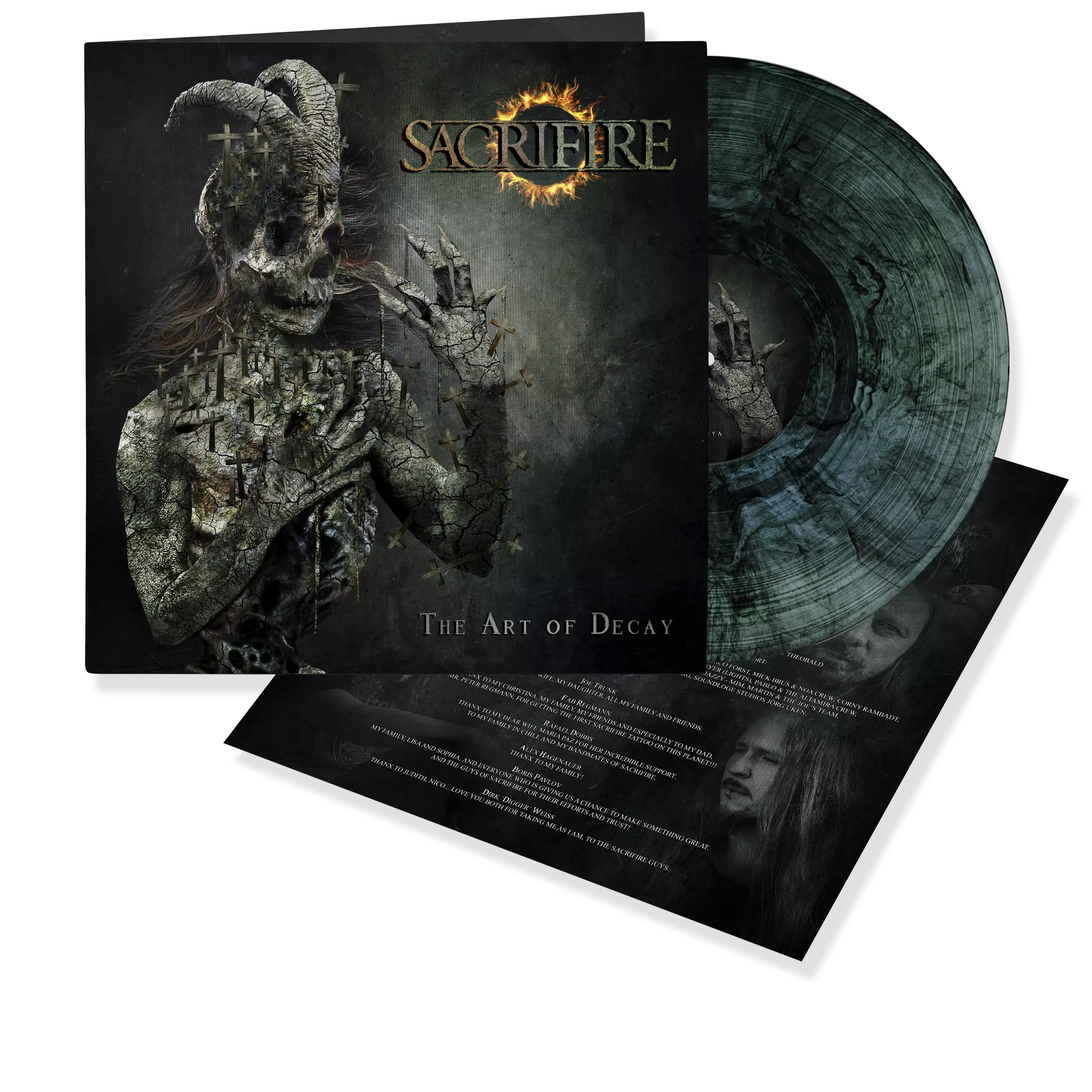 SACRIFIRE · The Art Of Decay | MARBLED VINYL SACRIFIRE · The Art Of Decay | MARBLED VINYL (Doom Metal/Gothic Metal Vinyl)