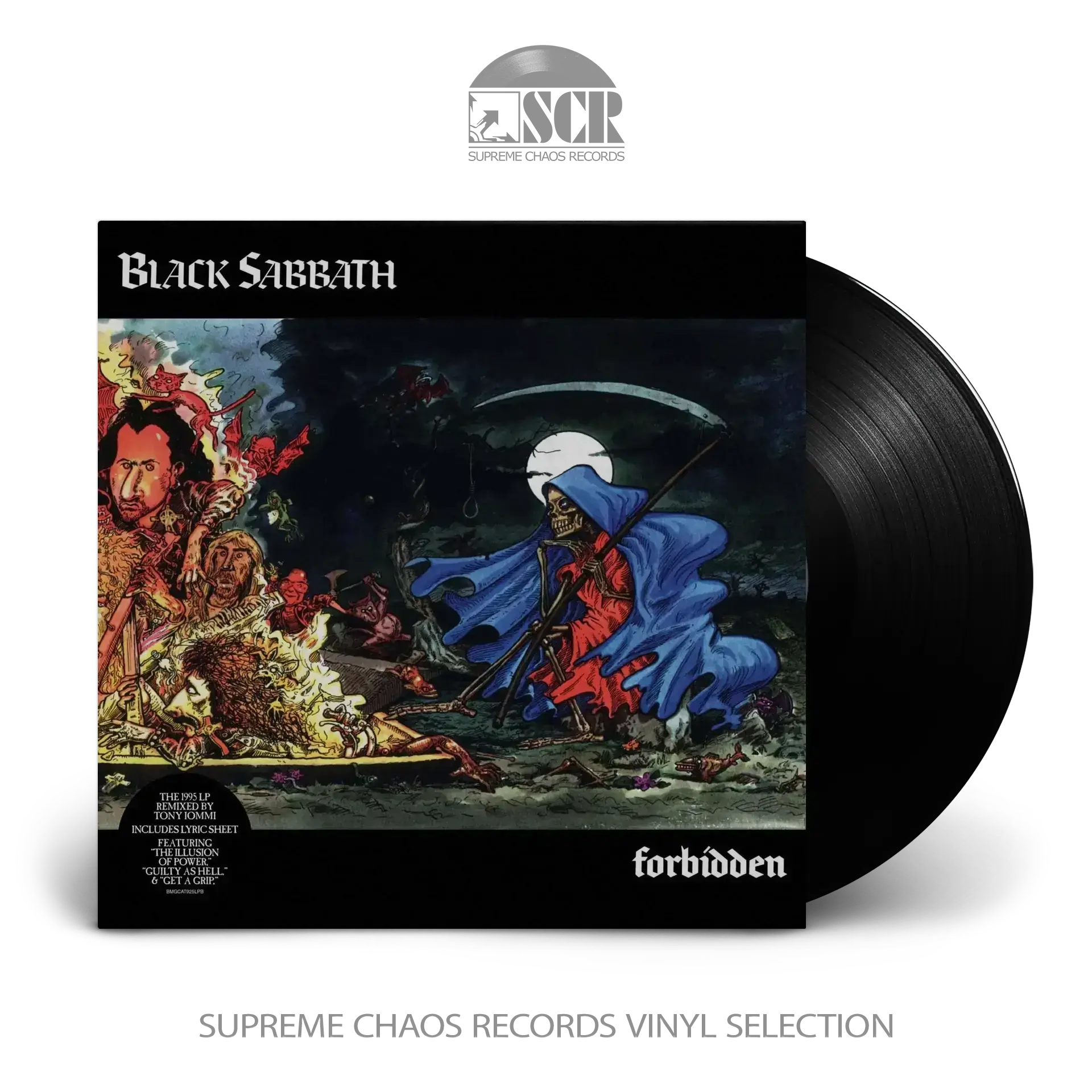 BLACK SABBATH · Forbidden (2024 Tony Iommi Remix LP) | BLACK LP (Heavy Metal/Hard Rock Vinyl)