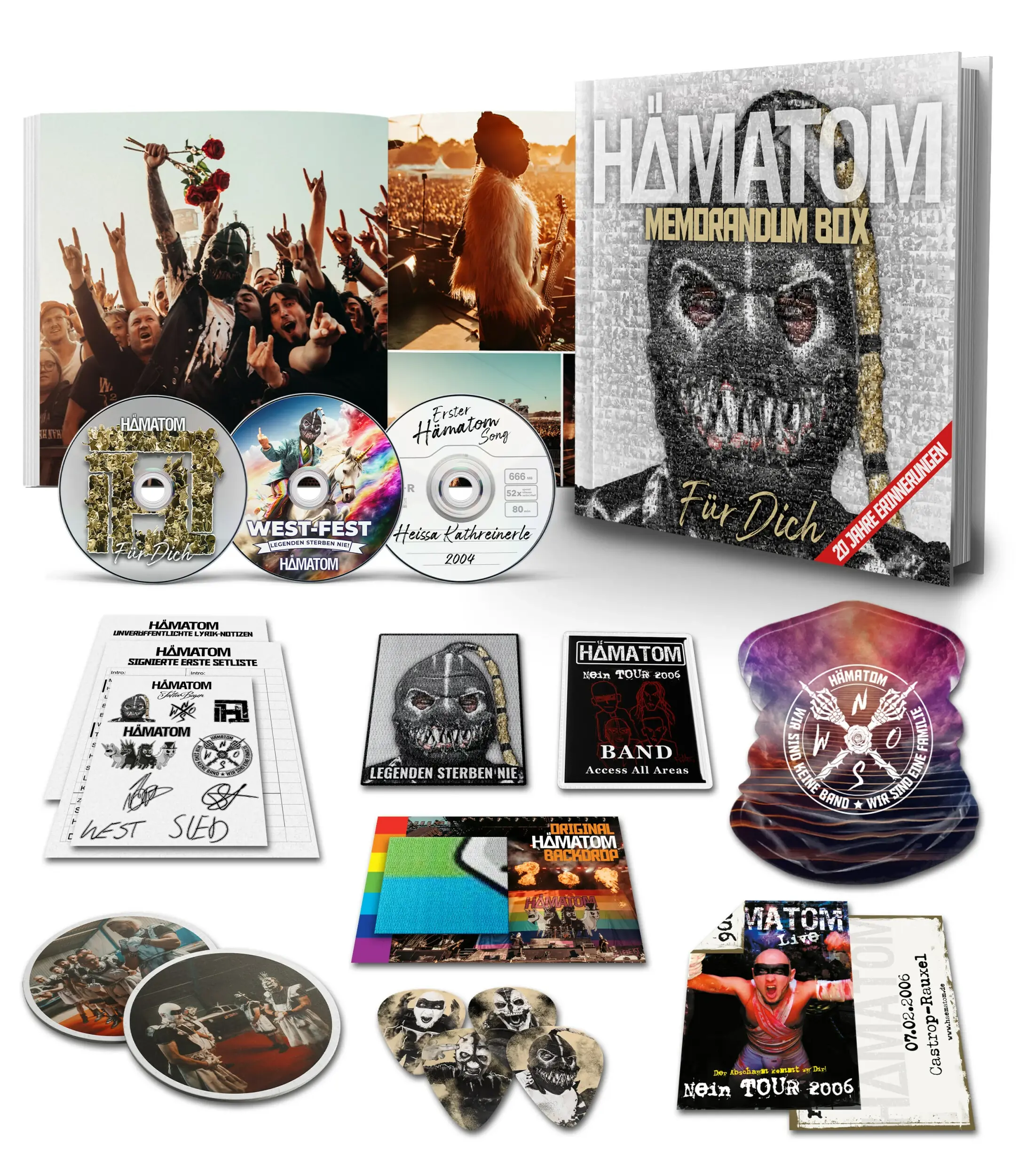 HÄMATOM · Für Dich | CD+BLU-RAY MEMORANDUM BOX HÄMATOM · Für Dich | CD+BLU-RAY MEMORANDUM BOX (Heavy Rock CDs)