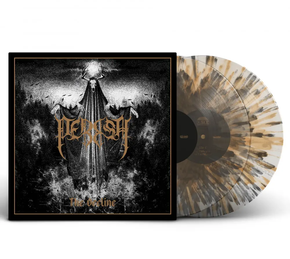PERISH - The Decline · CLEAR/BLACK/GOLD 2LP PERISH - The Decline · CLEAR/BLACK/GOLD 2LP (Black Metal Vinyl)