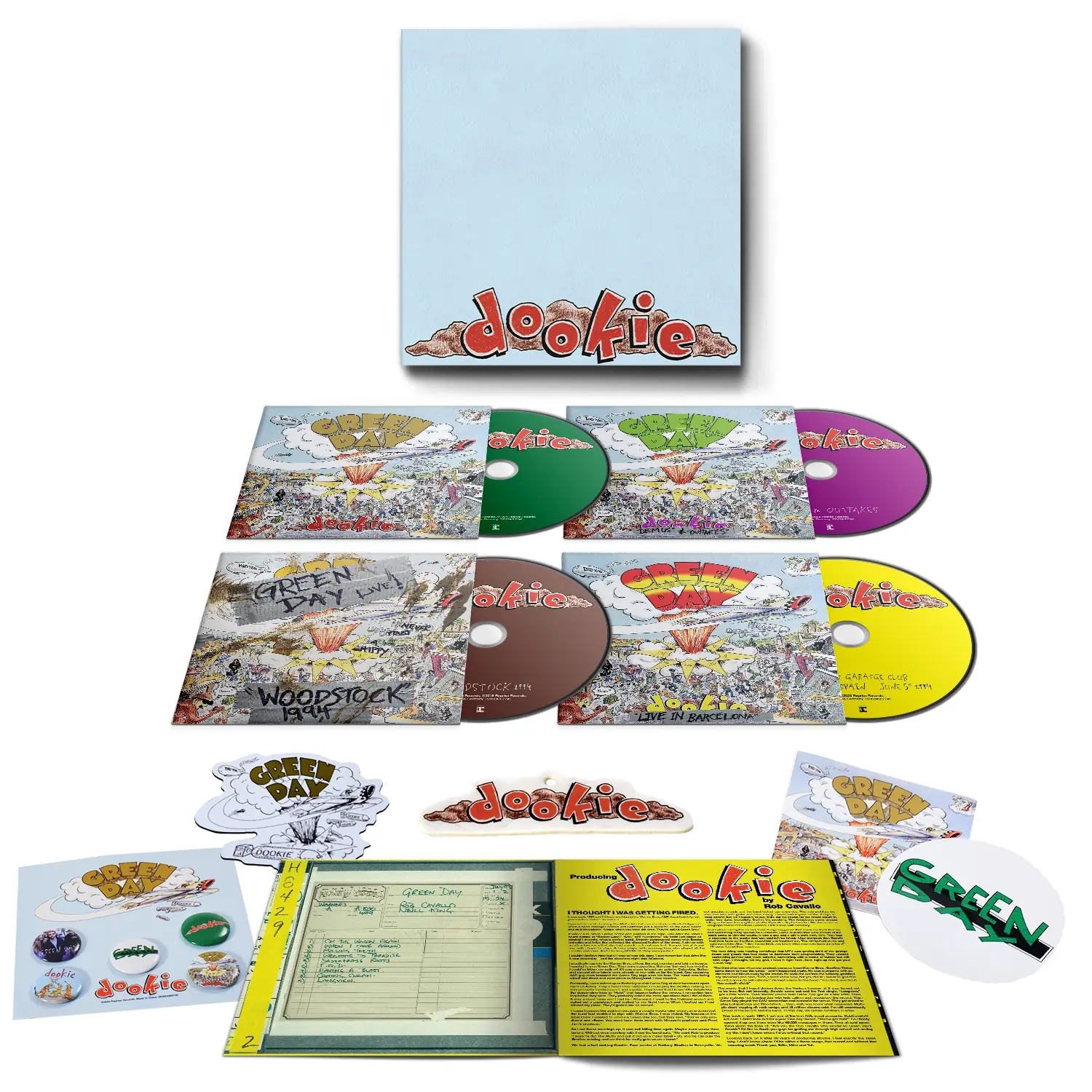 GREEN DAY - Dookie (30th Anniversary Deluxe Edition) · 4CD BOX