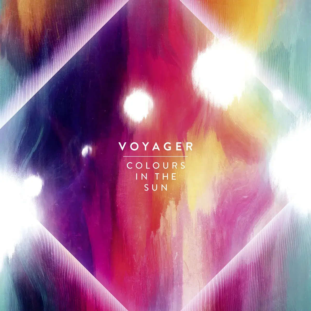 VOYAGER - Colours In The Sun · TRANSPARENT GREEN/WHITE MARBLED LP (Progressive Metal/Progressive Rock Vinyl) · Picture 1