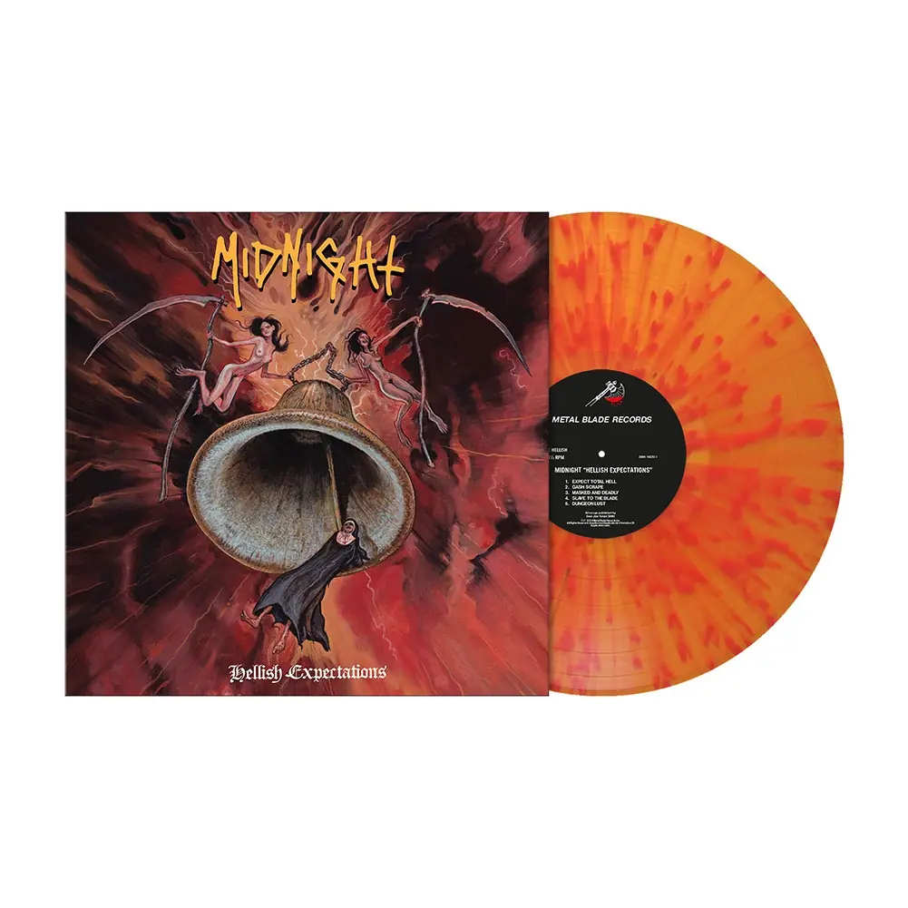 MIDNIGHT - Hellish Expectations · ORANGE/RED SPLATTER LP