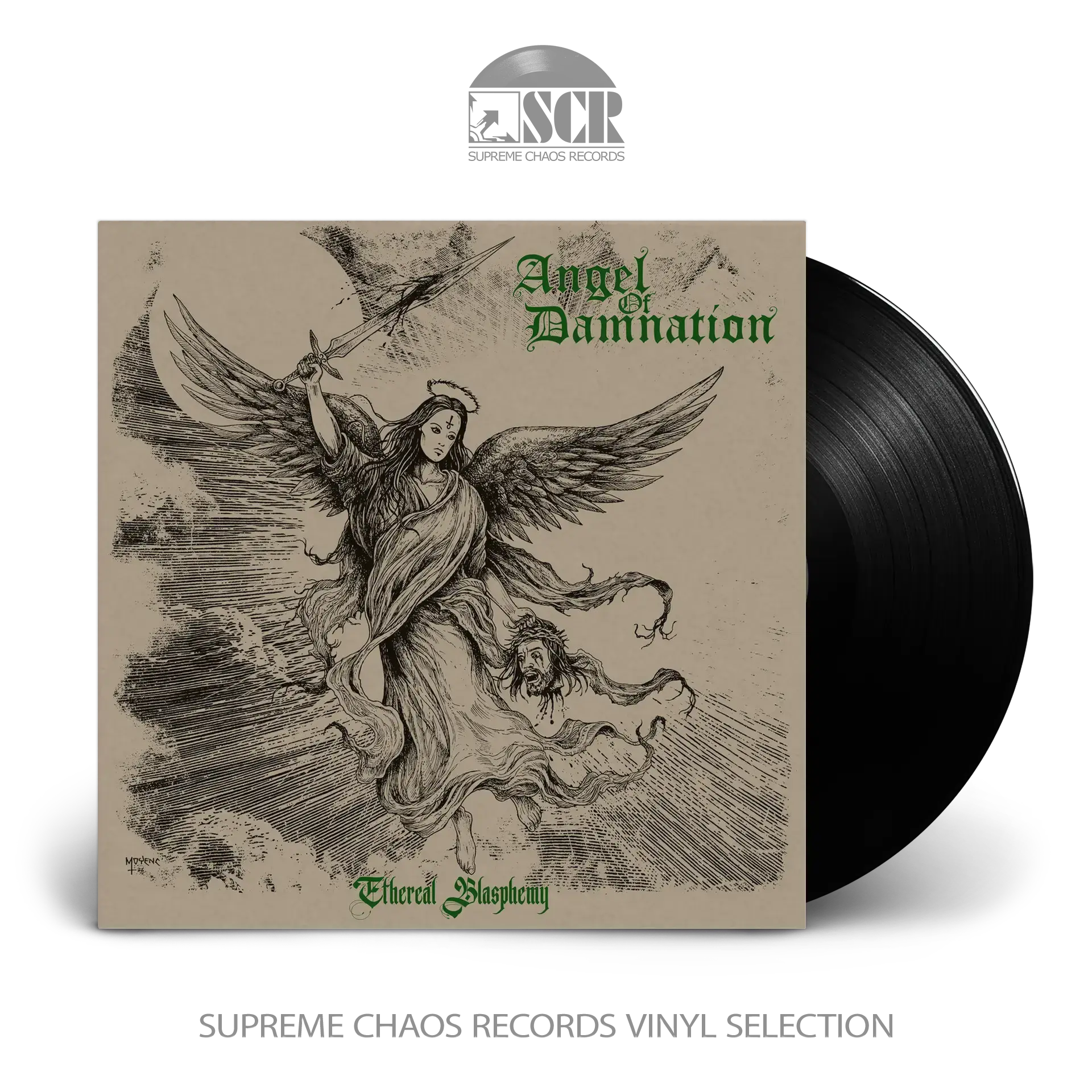 ANGEL OF DAMNATION - Ethereal Blasphemy · BLACK LP ANGEL OF DAMNATION - Ethereal Blasphemy · BLACK LP (Doom Metal Vinyl)