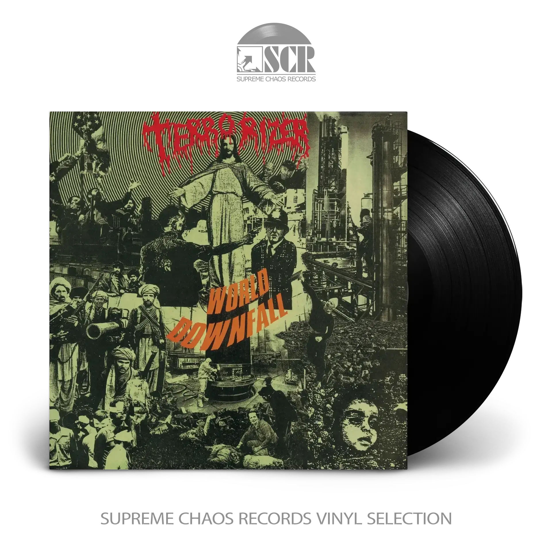 TERRORIZER - World Downfall (FDR Remaster) · BLACK LP (Death Metal/Grindcore Vinyl)