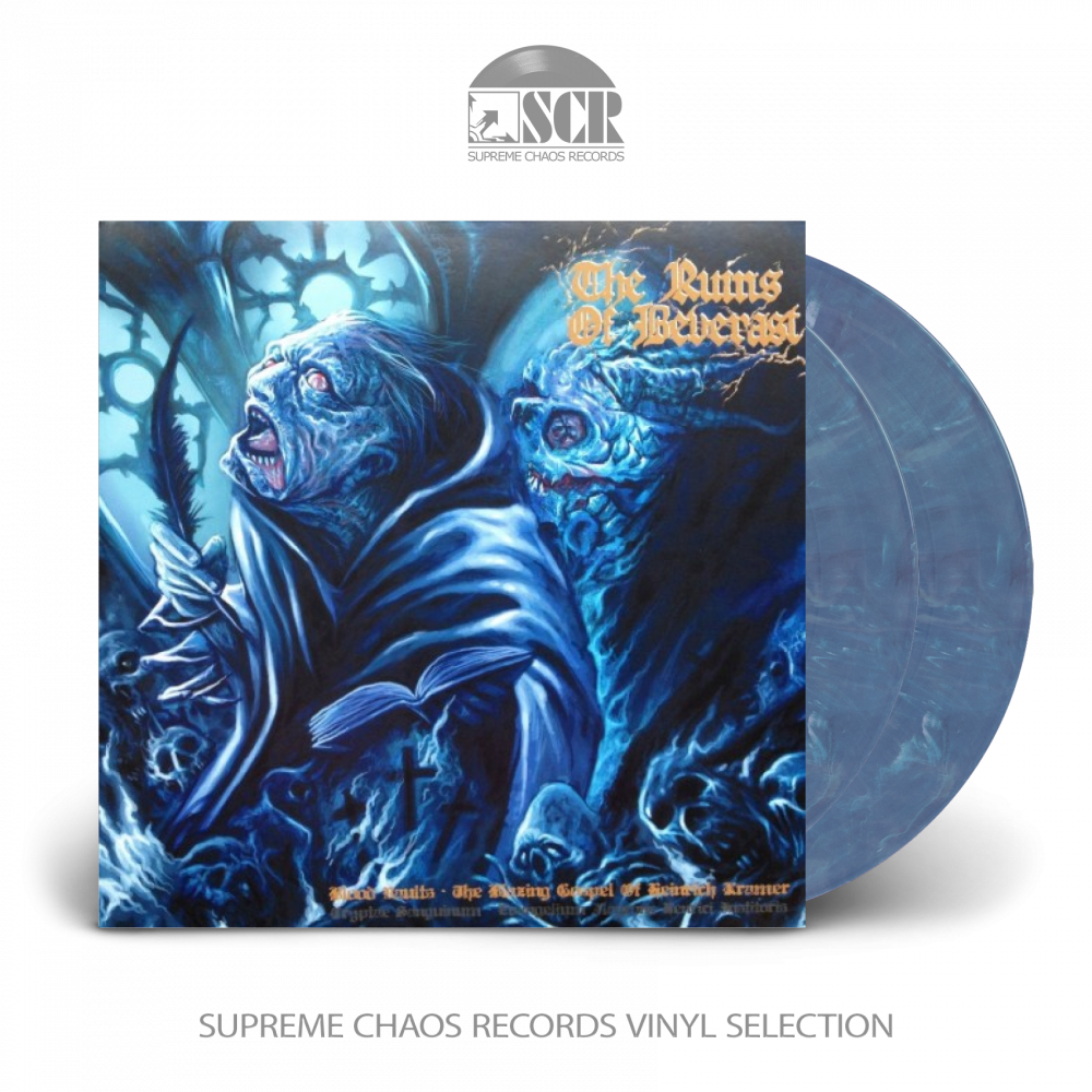THE RUINS OF BEVERAST - Blood Vaults · BLUE/WHITE 2LP THE RUINS OF BEVERAST - Blood Vaults · BLUE/WHITE 2LP (Black Metal Vinyl)