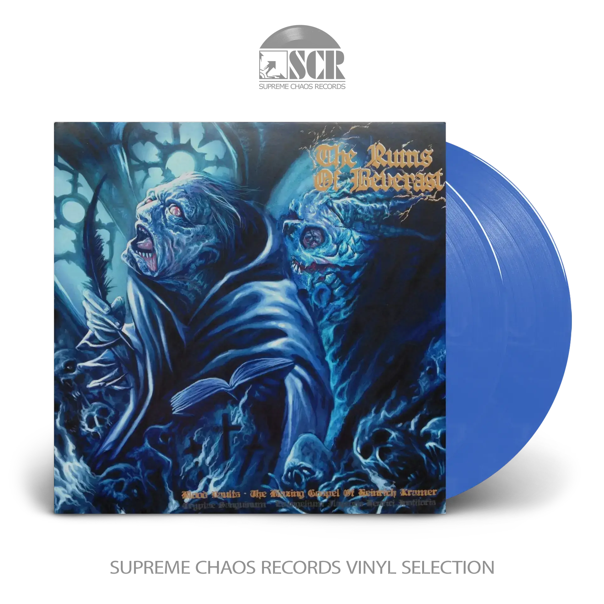 THE RUINS OF BEVERAST - Blood Vaults · BLUE/WHITE 2LP THE RUINS OF BEVERAST - Blood Vaults · BLUE/WHITE 2LP (Black Metal Vinyl)