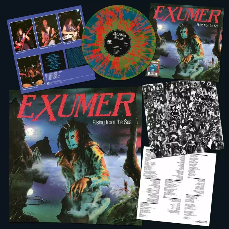 EXUMER · Rising from the Sea | GREEN/BLUE/RED SPLATTER LP EXUMER · Rising from the Sea | GREEN/BLUE/RED SPLATTER LP (Thrash Metal Vinyl)